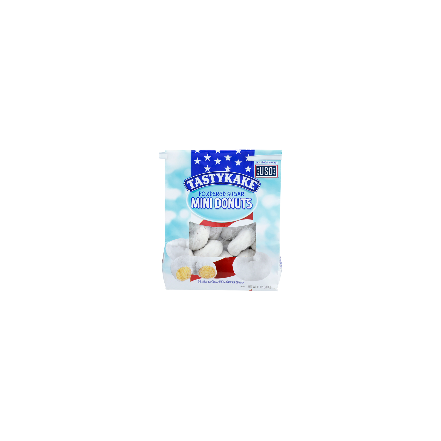 Tastykake Powdered Sugar Mini Donuts - 10 Ounce Image 1 of 4