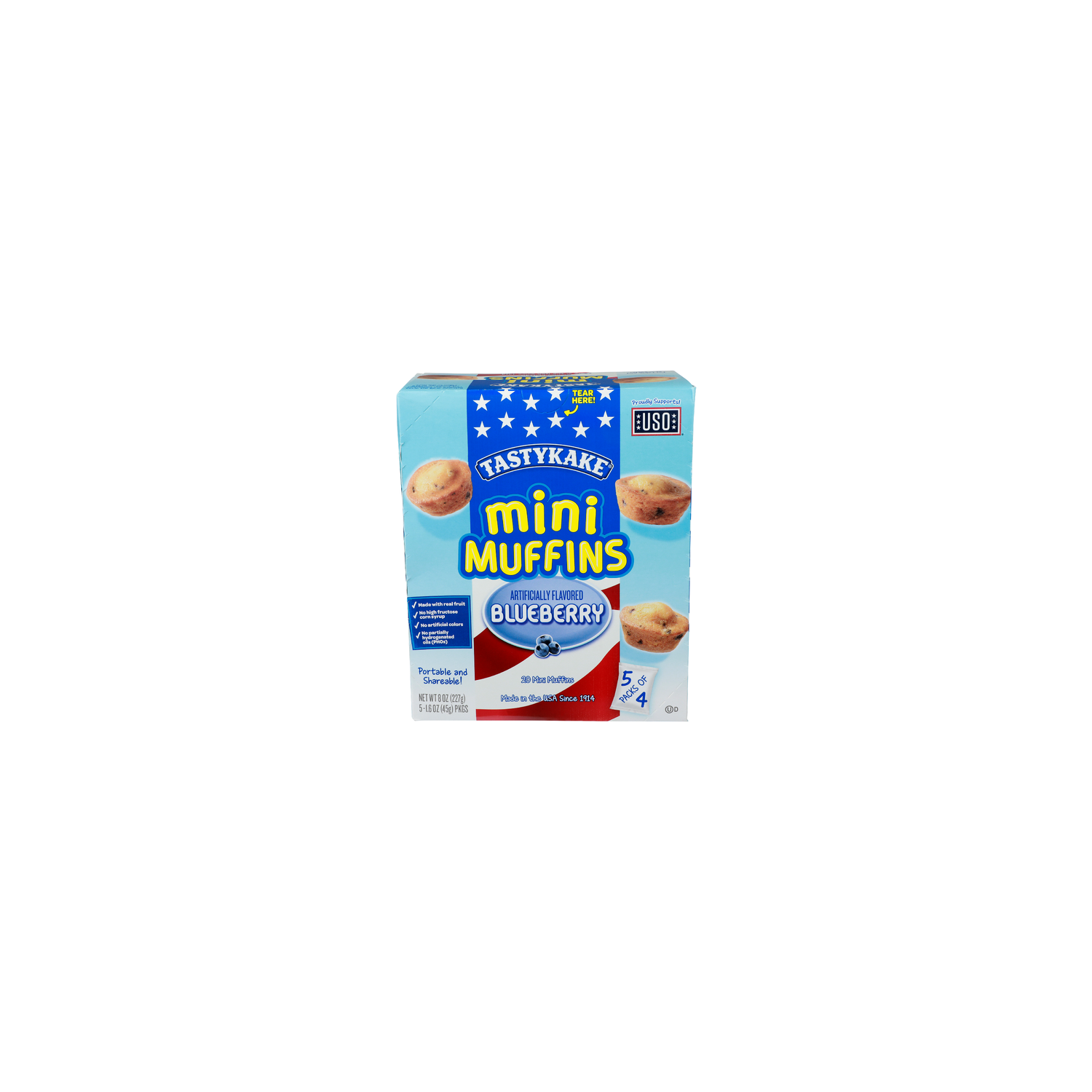 Tastykake Blueberry Mini Muffins - 1.6 Ounce - 5 Count Image 1 of 4