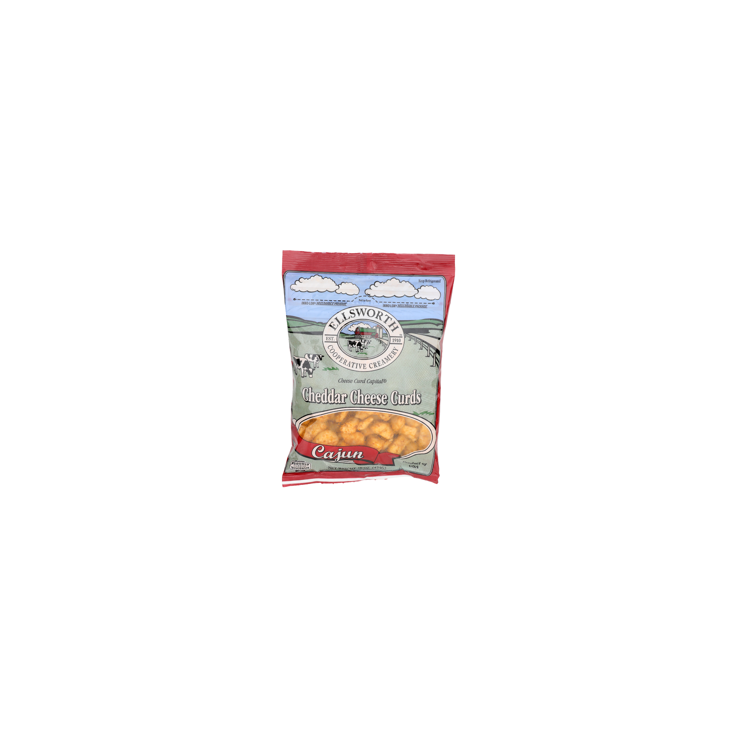 Ellsworth Cooperative Creamery Cajun Cheddar Cheese Curds - 16 Ounce Image 1 of 4