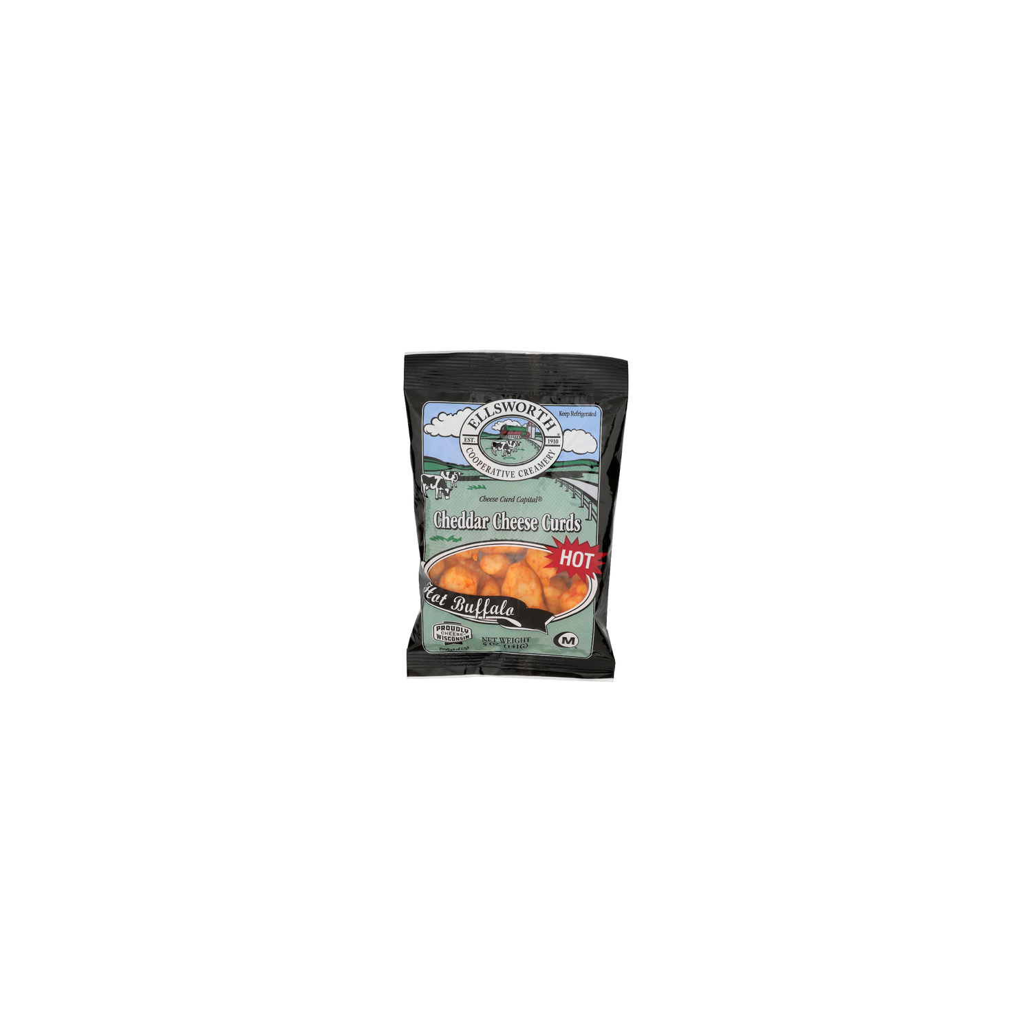 Ellsworth Cooperative Creamery Hot Cheddar Cheese Curds - 5 Ounce Image 1 of 4