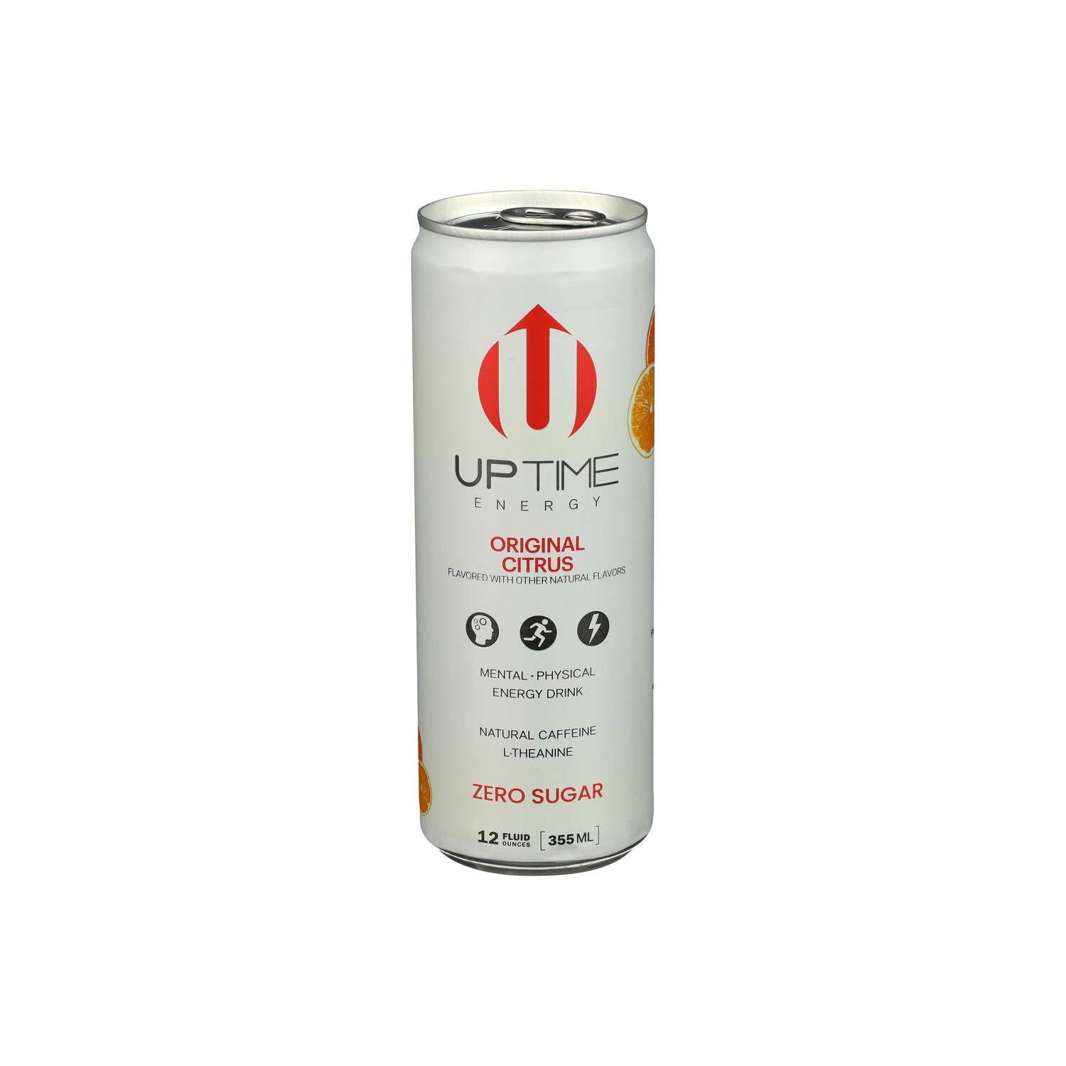 Uptime Energy Drink Citrus Carbonated Original Zero Sugar - 12 Fluid Ounce Image 1 of 4