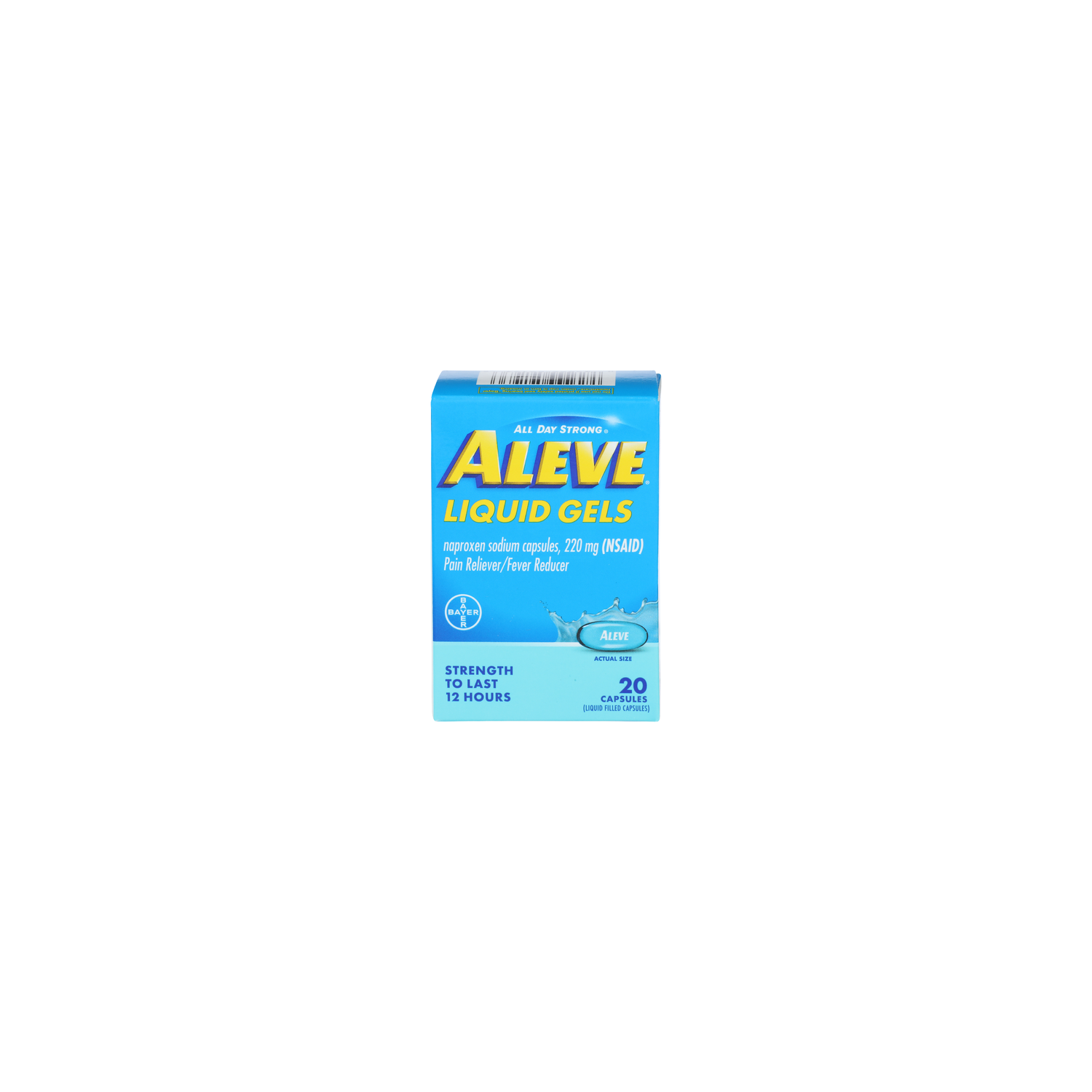Aleve Liquid Gels Naproxen Sodium Tables, Nsaid - 20 Count Image 1 of 4