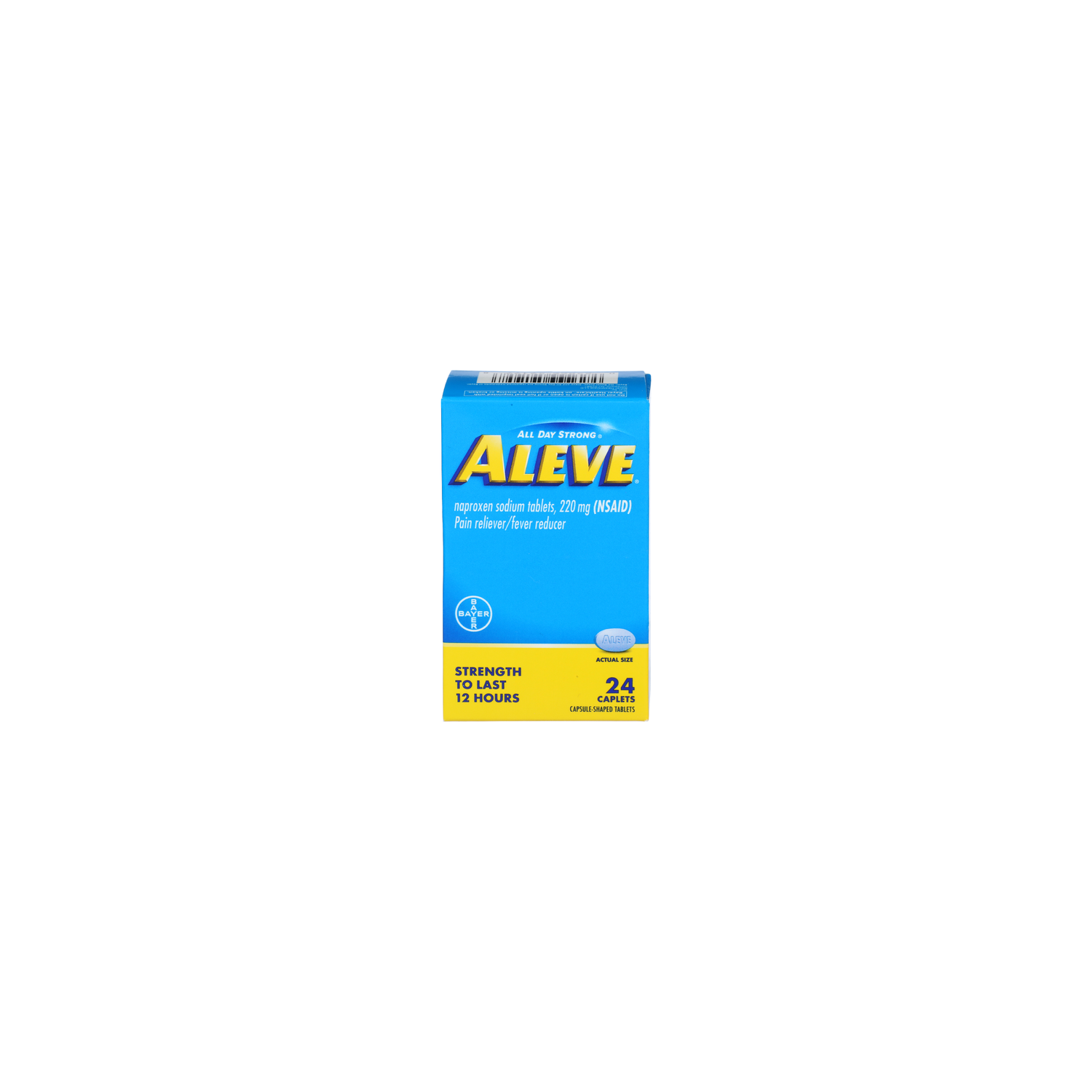 Aleve Pain & Fever Relief Naproxen 220 mg - 24 Count Image 1 of 4