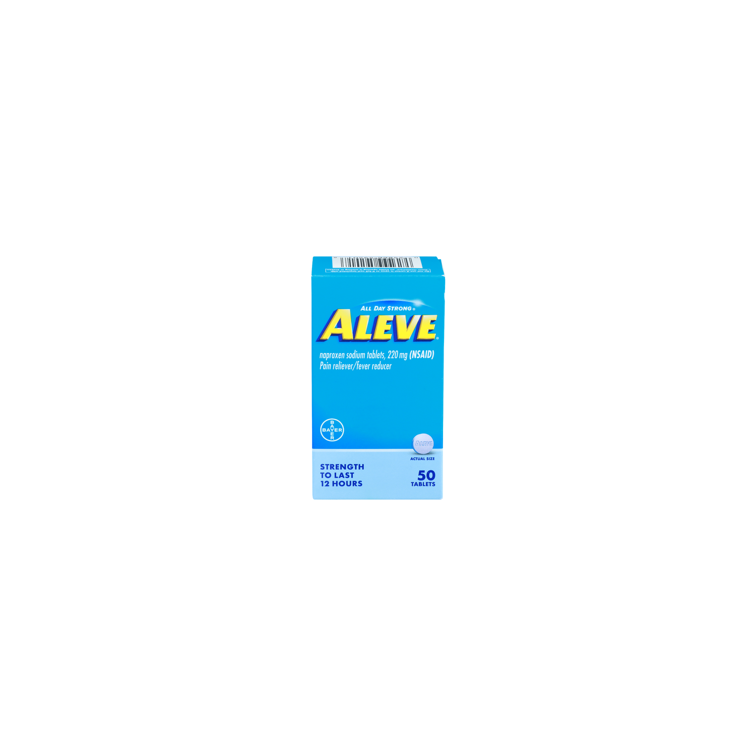 Aleve Pain & Fever Relief Naproxen 220 mg - 50 Count Image 1 of 4