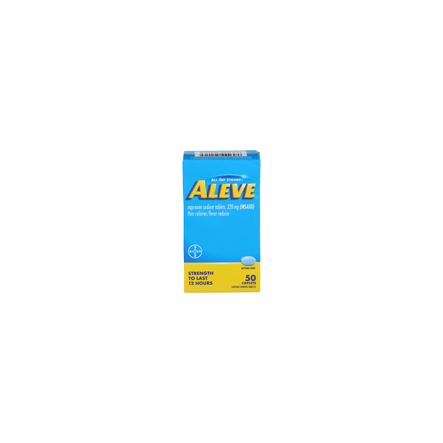 Aleve Pain & Fever Relief Naproxen 220 mg - 50 Count Image 1 of 4