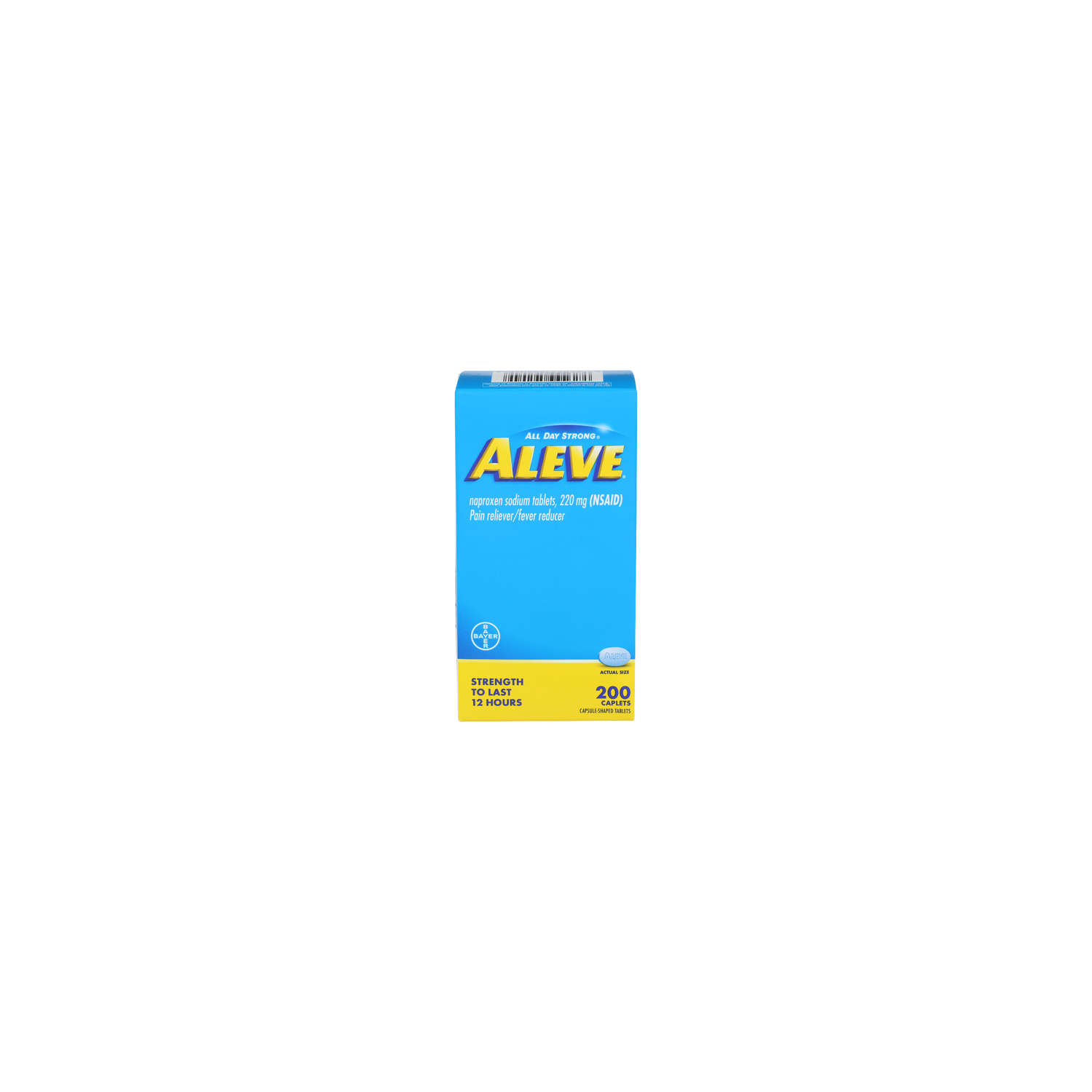 Aleve Pain & Fever Relief Naproxen 220 mg - 200 Count Image 1 of 4