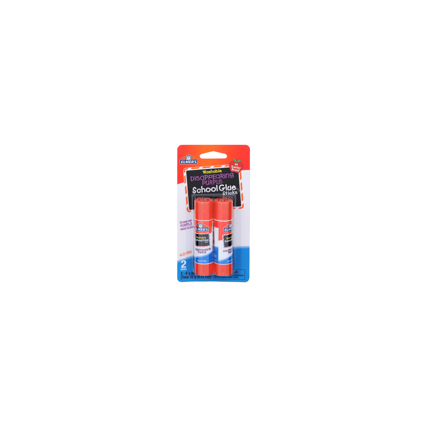 ELMER's School Glue Sticks - 0.21 Ounce - 2 Count Image 1 of 2