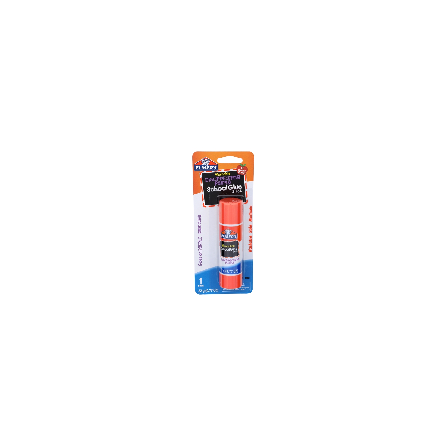ELMER's Washable Disappearing Purple School Glue Stick - 0.77 Ounce Image 1 of 2