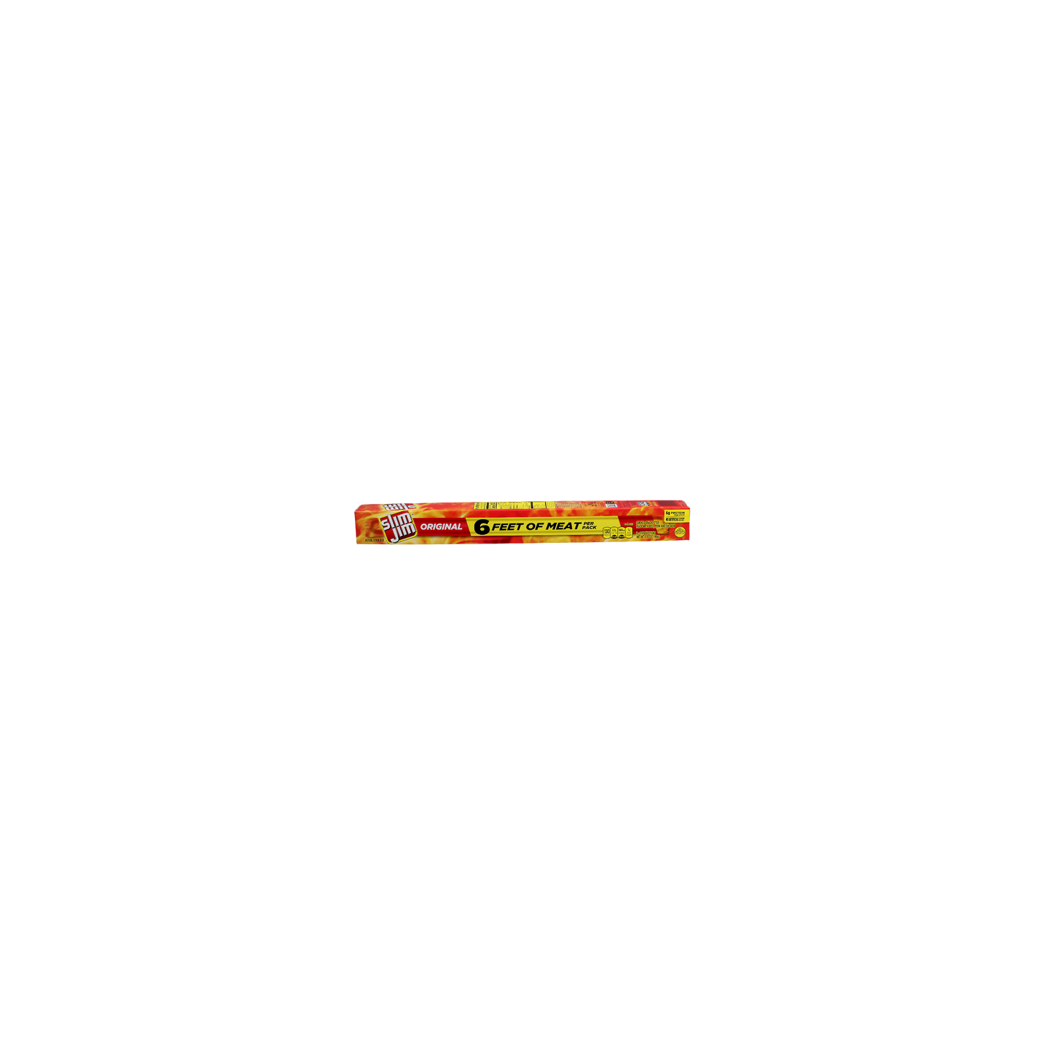 Slim Jim Original Of Meat Smoked Snack Stick - 6 Ounce Image 1 of 4