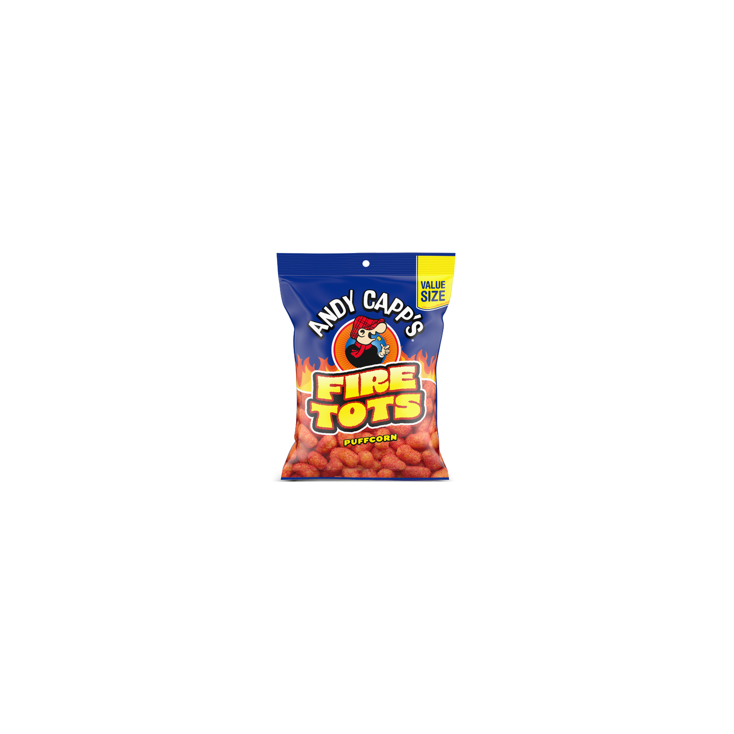 Andy Capp's Fire Tots, Value Size Puffcorn Snack - 3.75 Ounce Image 1 of 4