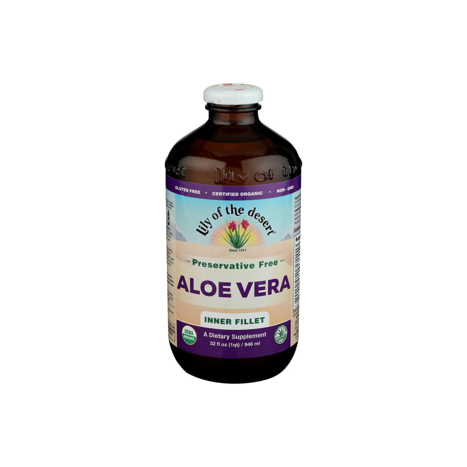 Lily Of The Desert Organic Aloe Vera Juice Inner Fillet - 32 Fluid Ounce Image 1 of 2
