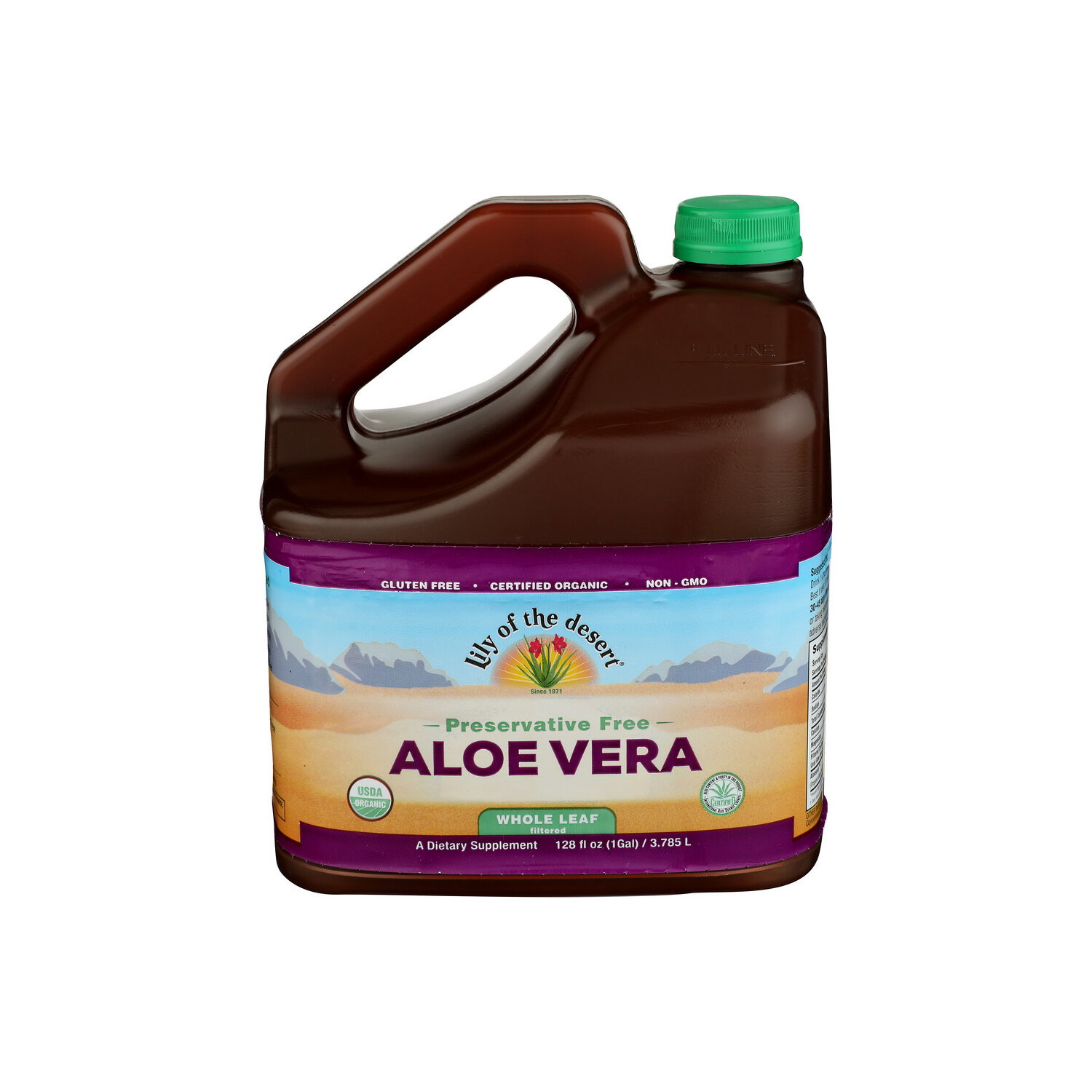 Lily Of The Desert Organic Whole Leaf Aloe Vera Juice - 128 Fluid Ounce Image 1 of 2