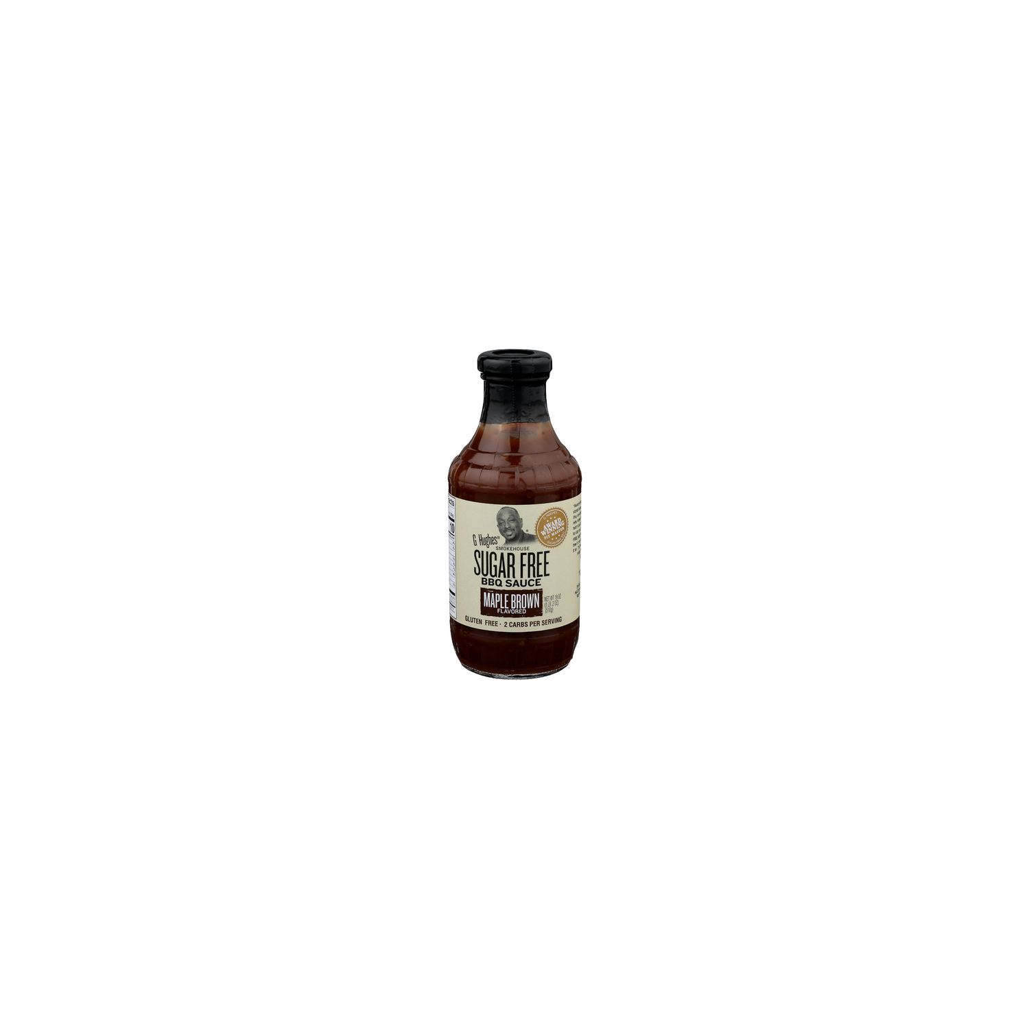 G Hughes Maple Brown Flavored Sugar Free BBQ Sauce - 18 Ounce Image 1 of 4
