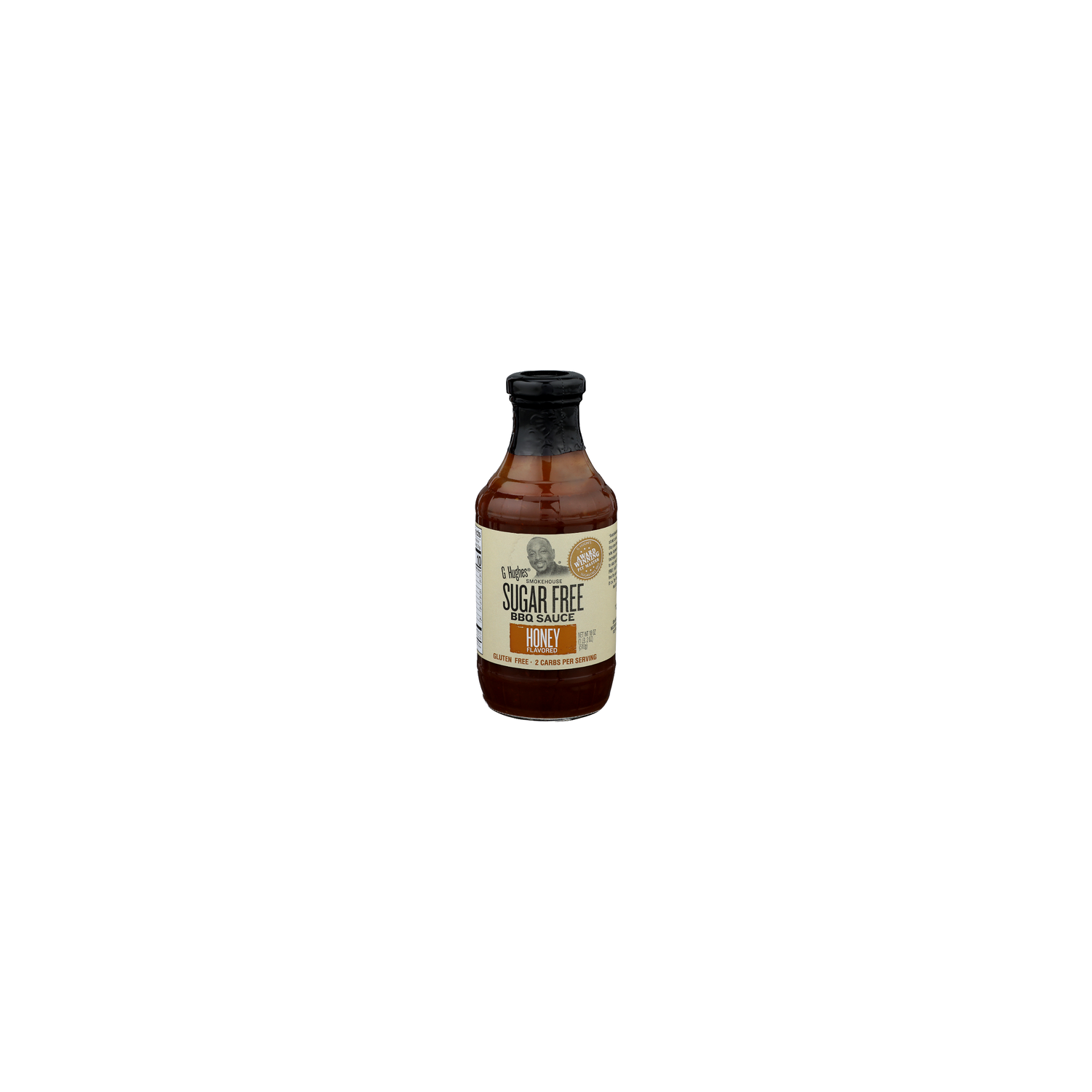 G Hughes Honey Flavored Sugar Free BBQ Sauce - 18 Ounce Image 1 of 4