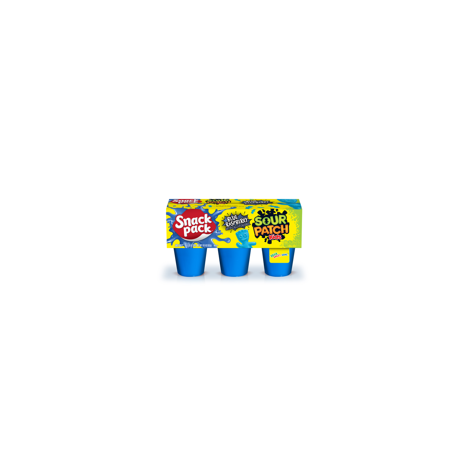 Snack Pack Sour Patch Kids Blue Raspberry Flavored Juicy Gels - 3.25 Ounce Image 1 of 4