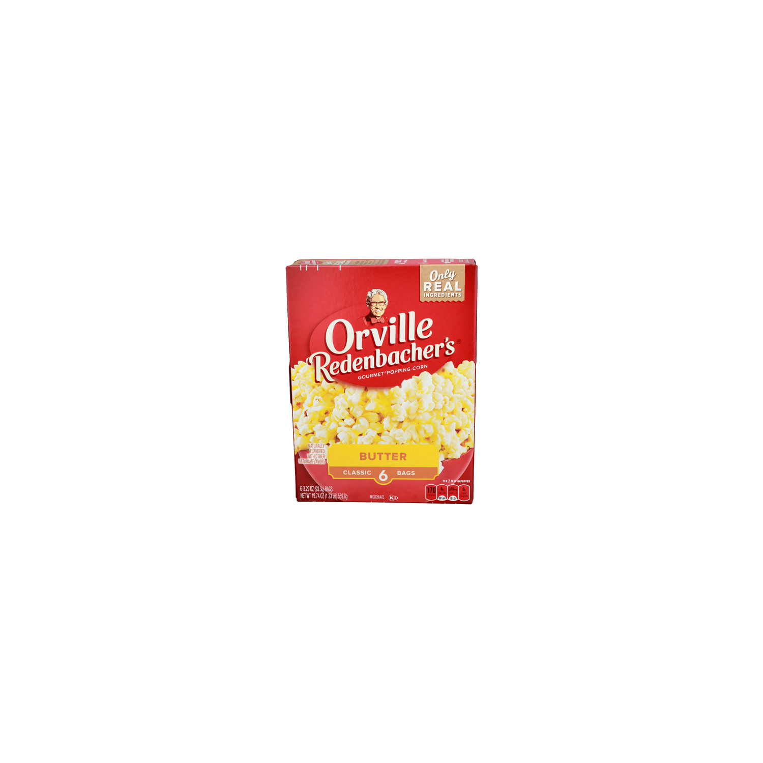 Orville REDENBACHER's Butter Gourmet Popping Corn - 3.29 Ounce - 6 Count Image 1 of 4