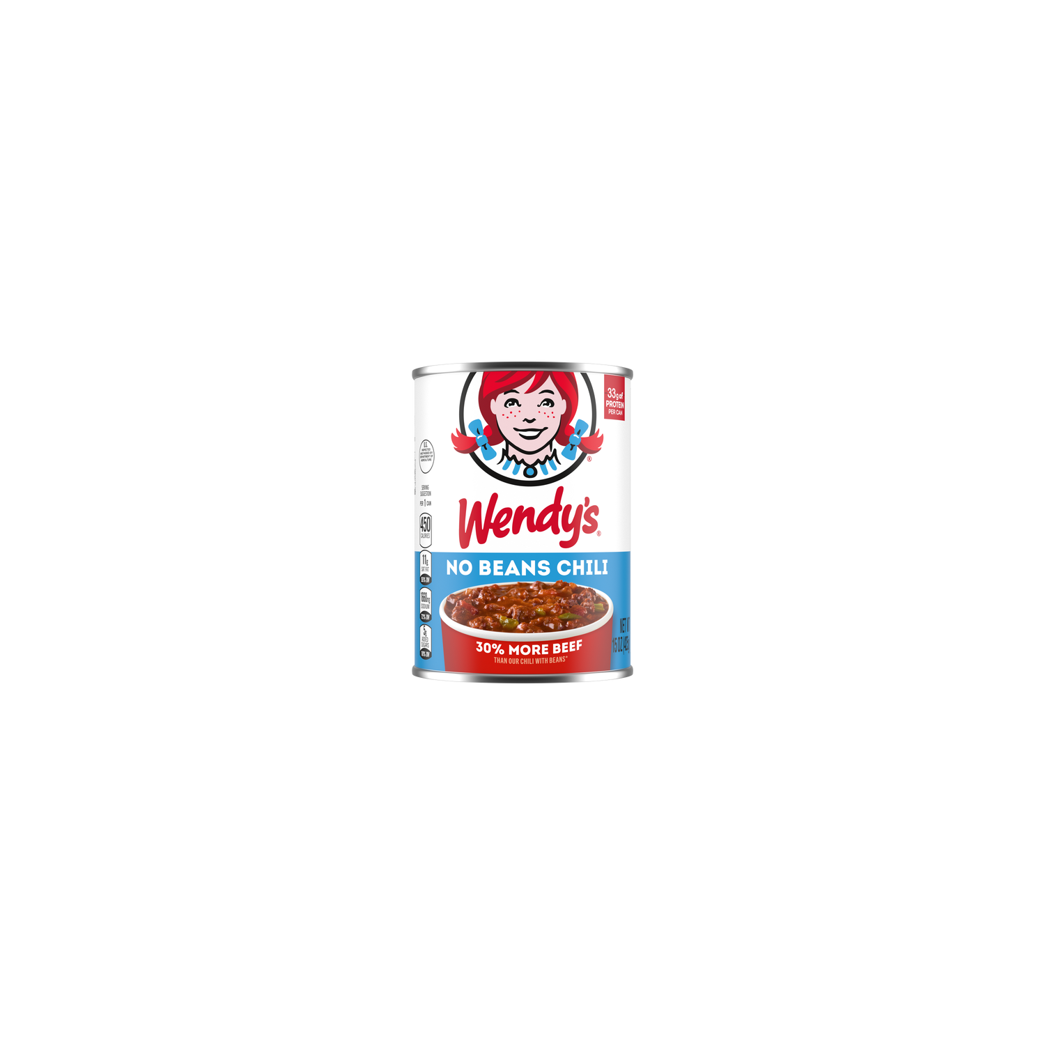 WENDY's Chili No Beans, Canned Chili - 15 Ounce Image 1 of 2