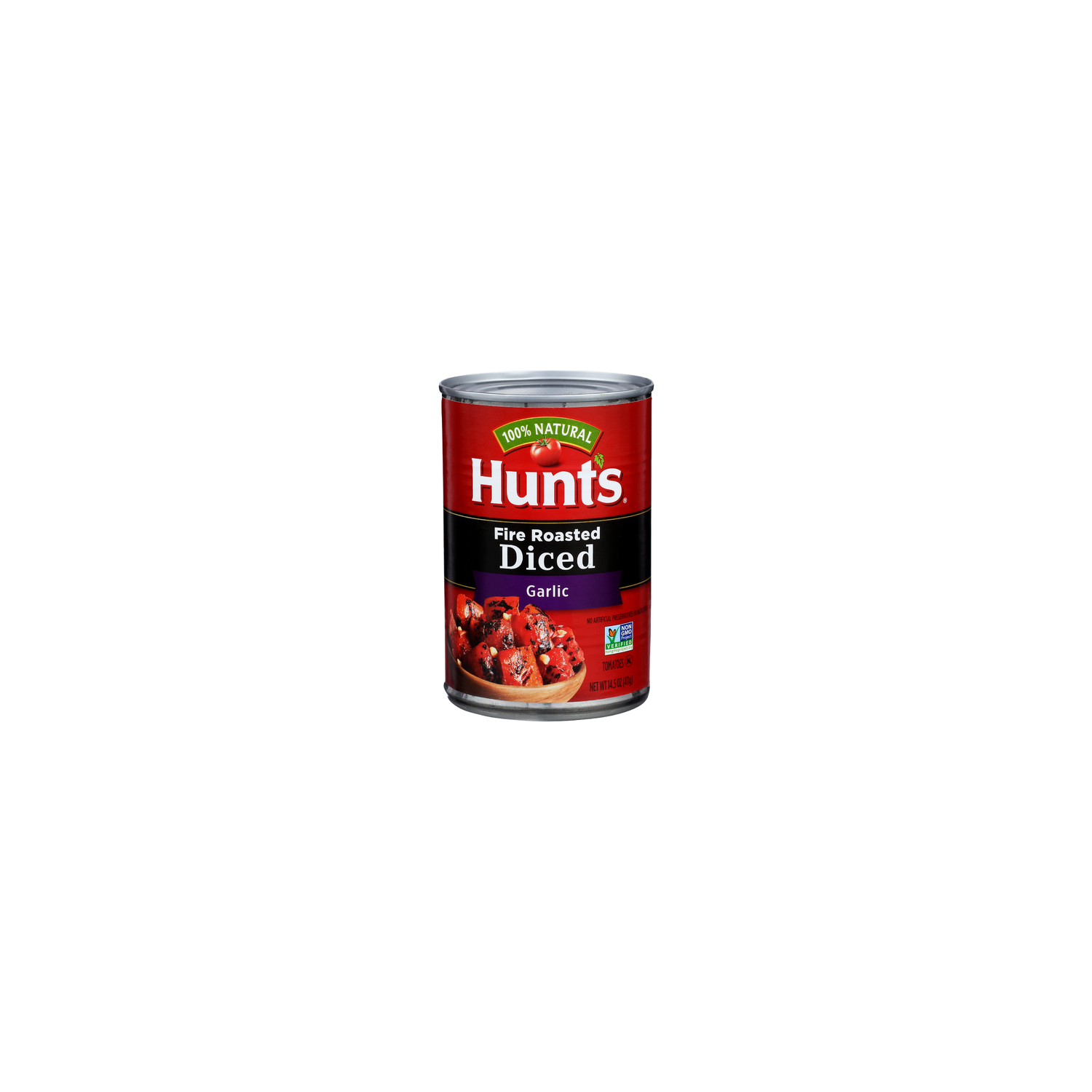 HUNT's Garlic Fire Roasted Diced Tomatoes - 14.5 Ounce Image 1 of 4