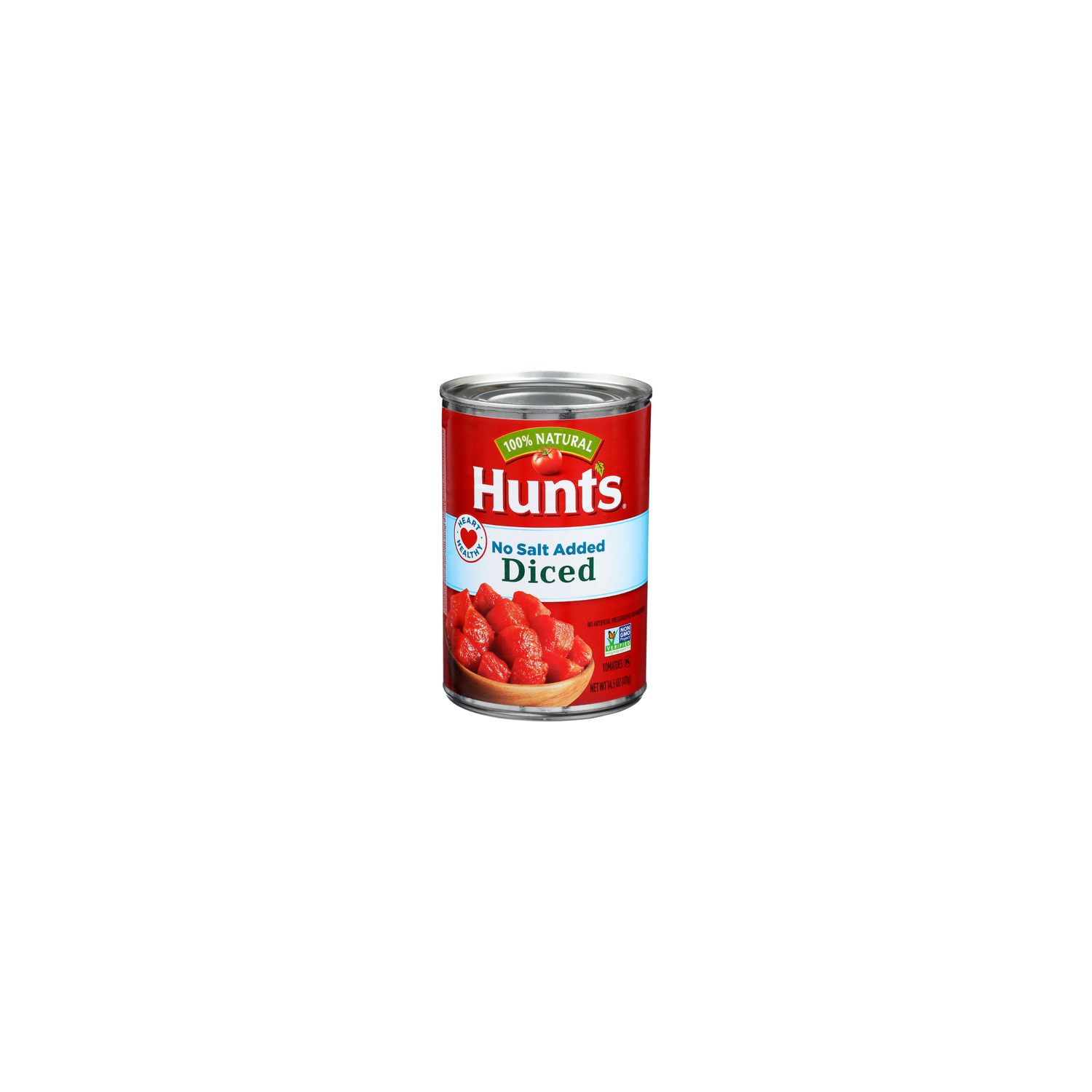 HUNT's No Salt Added Diced Tomatoes - 14.5 Ounce Image 1 of 4
