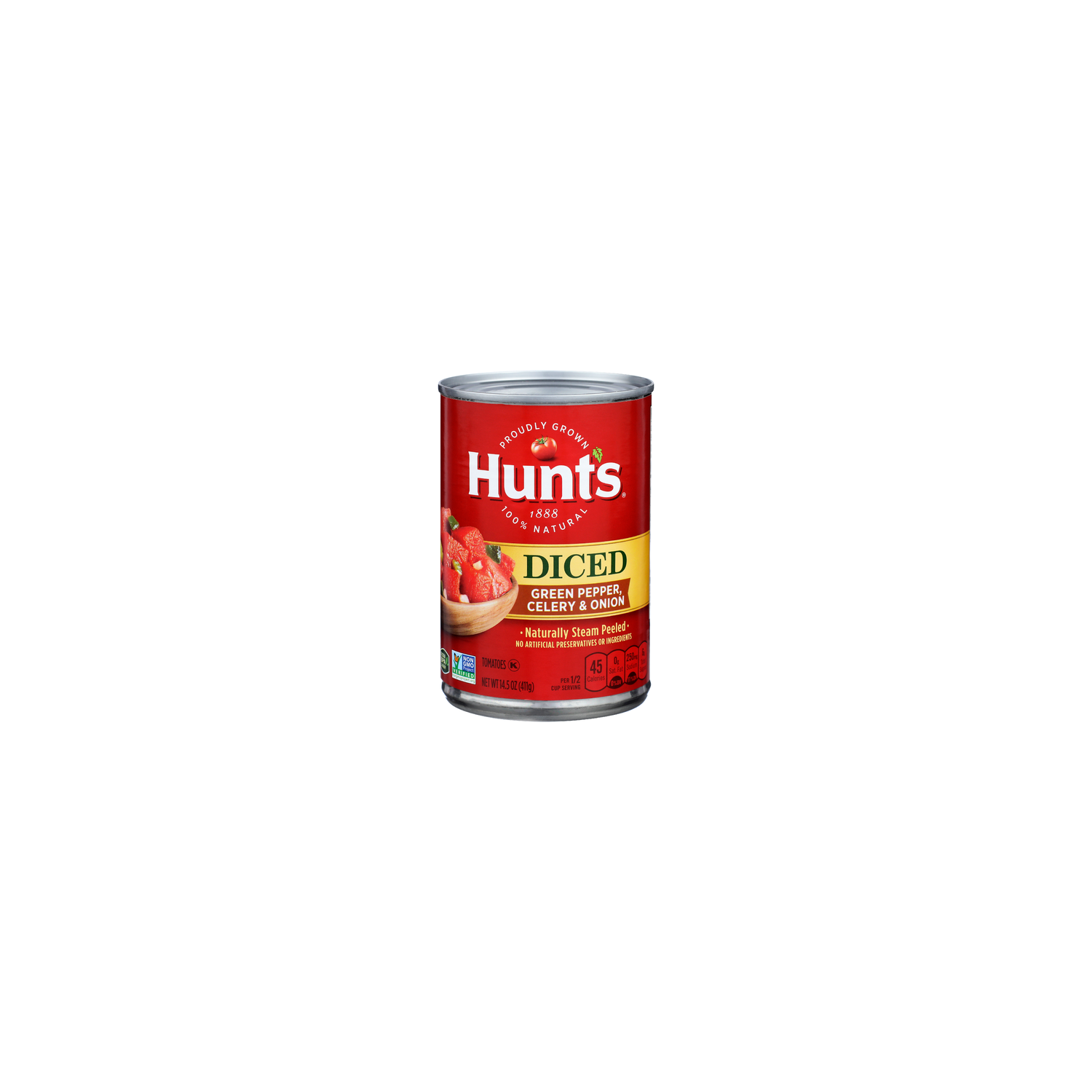 HUNT's Green Pepper, Celery & Onion Diced Tomatoes - 14.5 Ounce Image 1 of 4