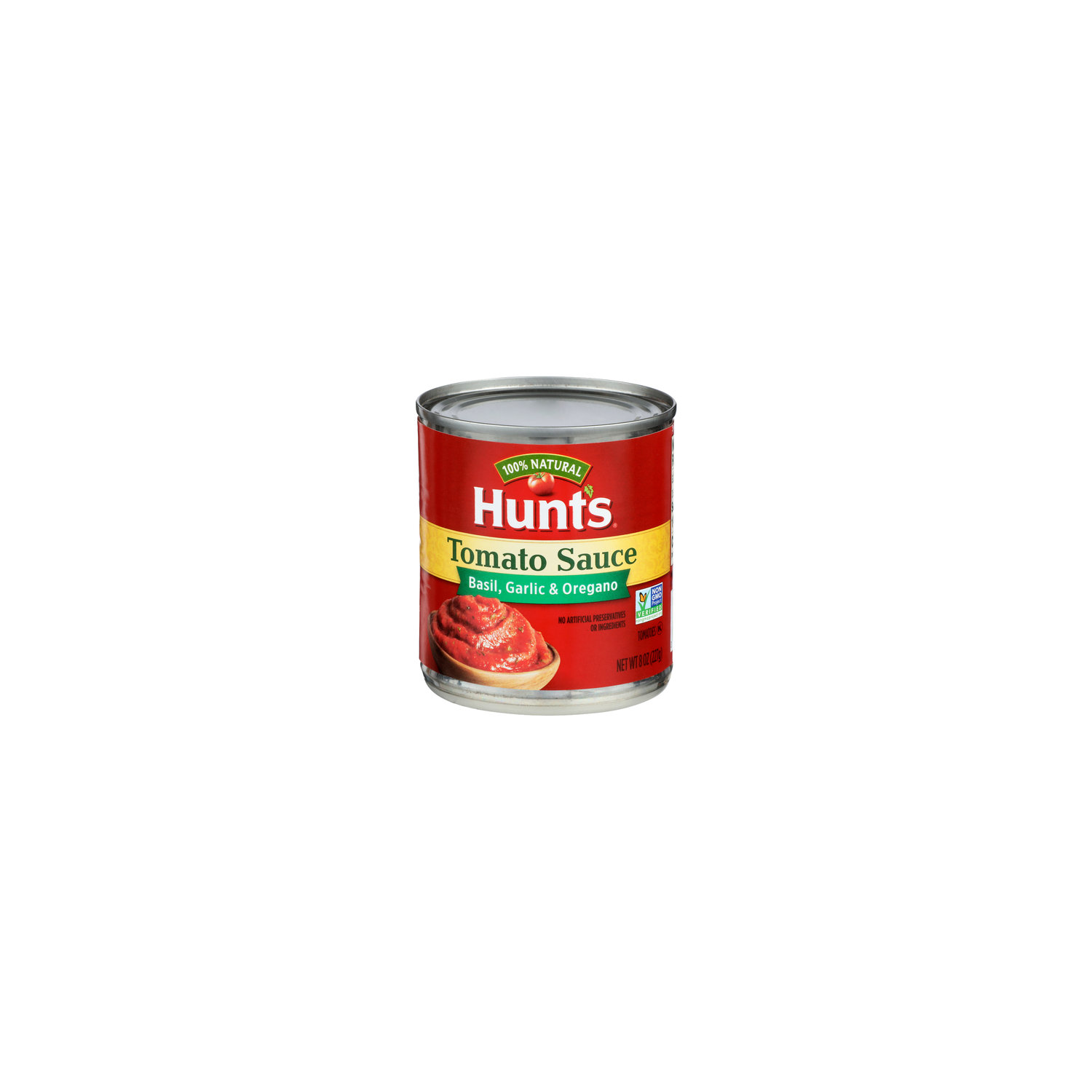 HUNT's Basil, Garlic & Oregano Tomato Sauce Tomatoes - 8 Ounce Image 1 of 4