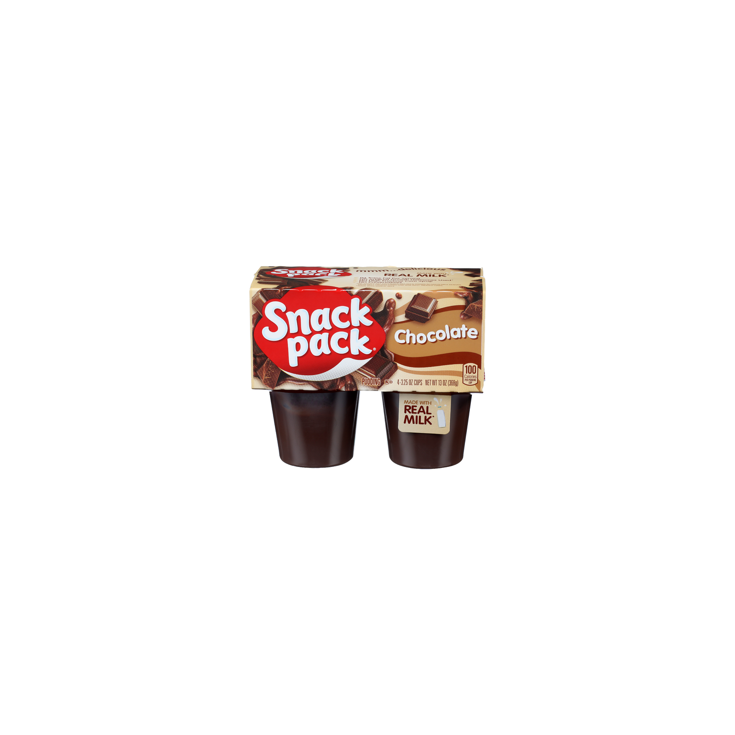 Snack Pack Chocolate Pudding - 3.25 Ounce - 4 Count Image 1 of 4