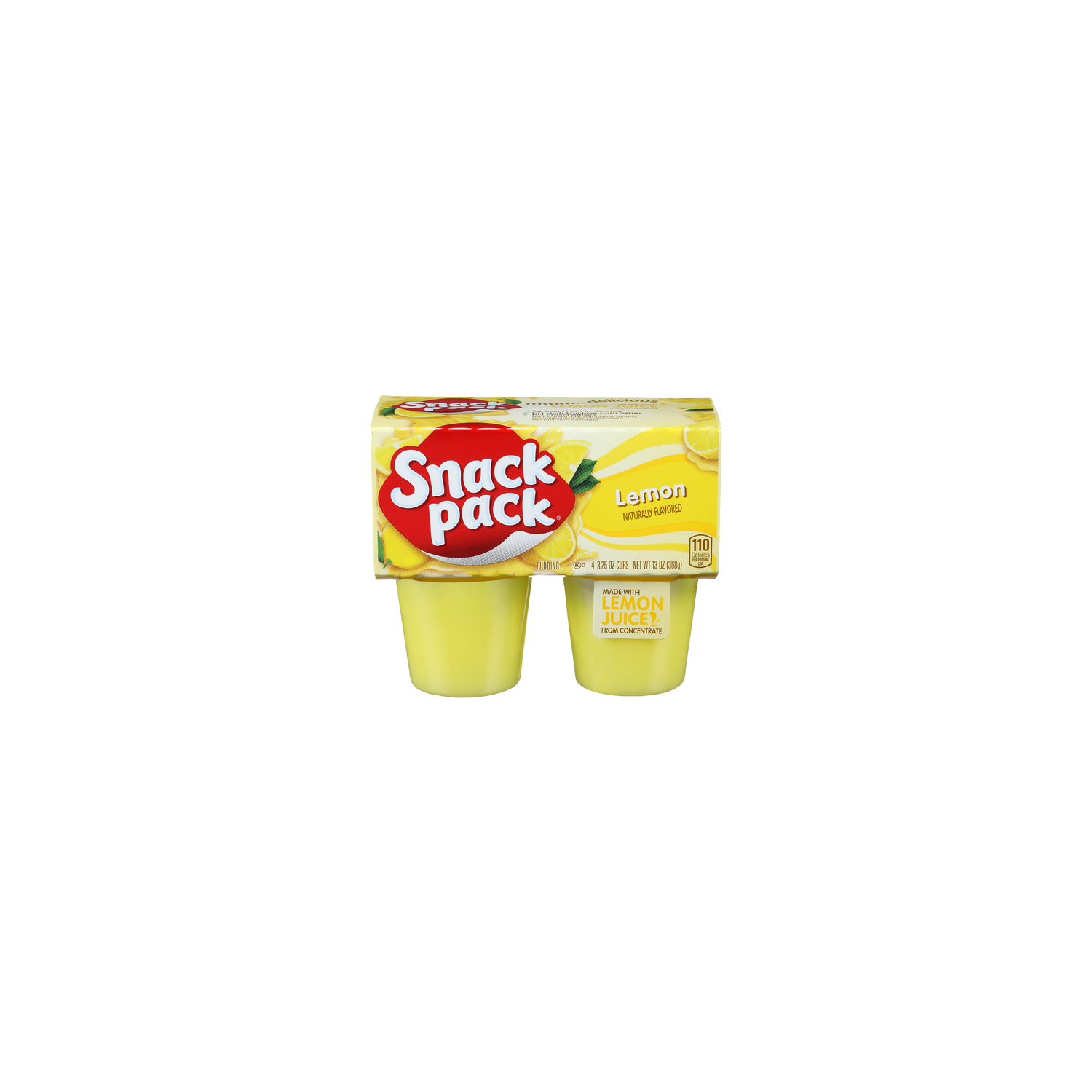 Snack Pack Lemon Pudding - 3.25 Ounce - 4 Count Image 1 of 4