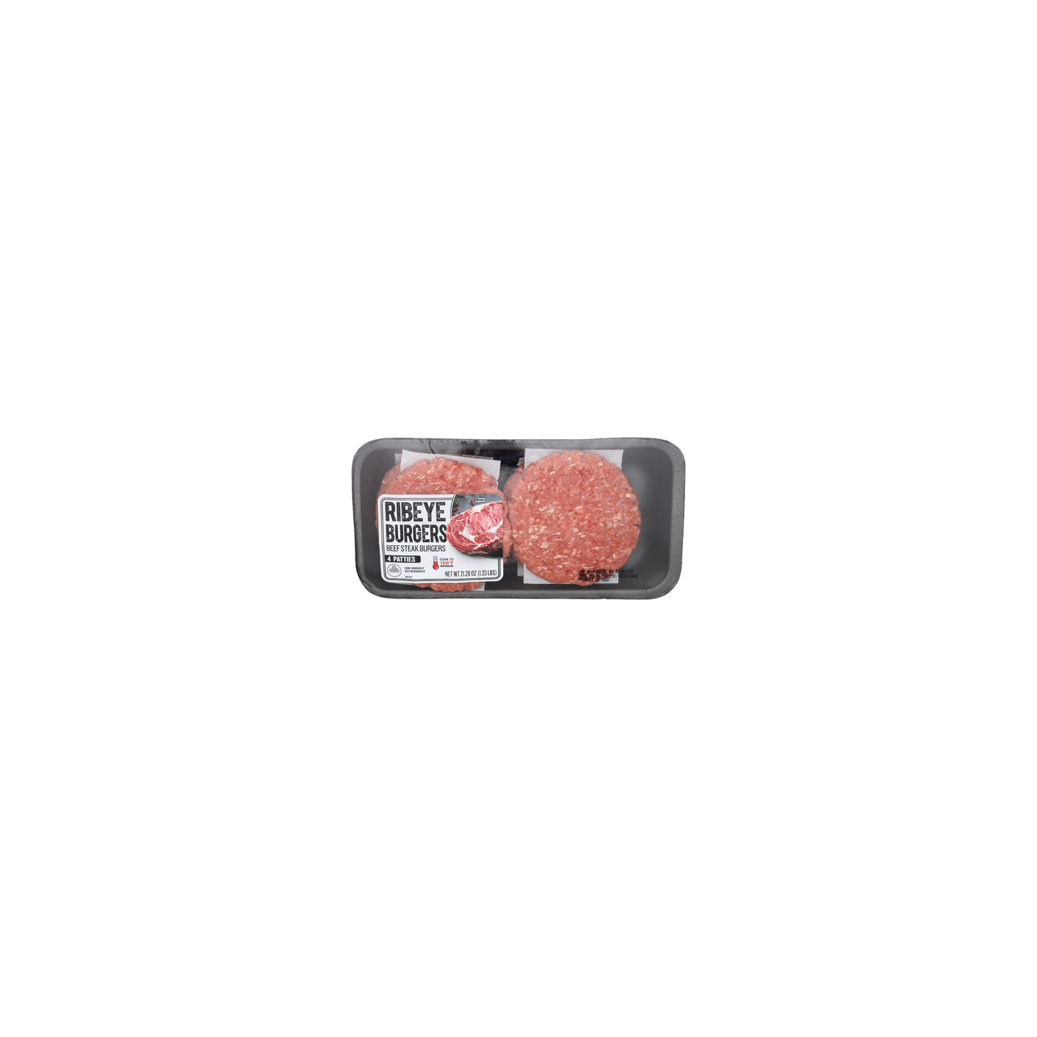 Tyson Beef Steak Burgers Ribeye - 5.32 Ounce - 4 Count Image 1 of 4