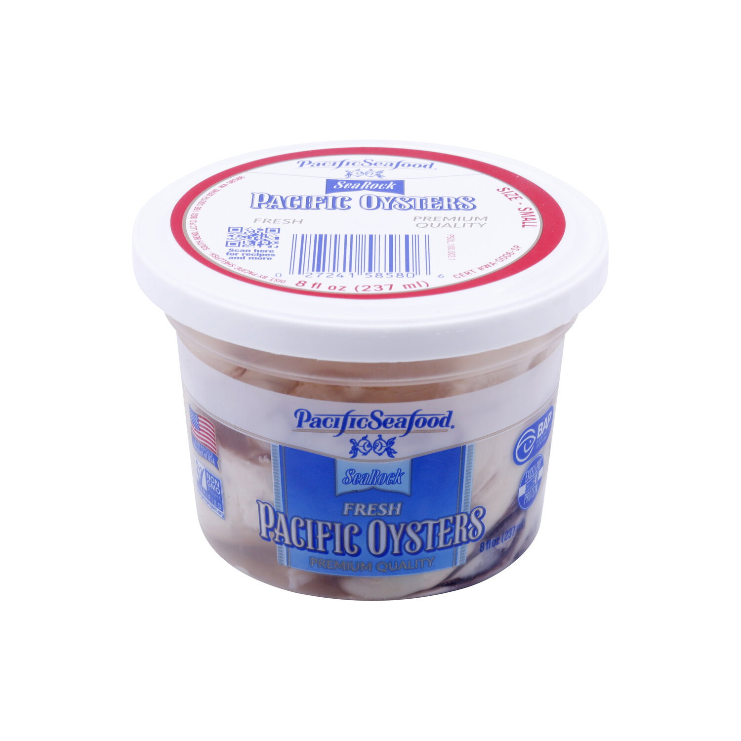 Pacific Seafood Shucked Oyster Meat - 8 Fluid Ounce Image 1 of 4