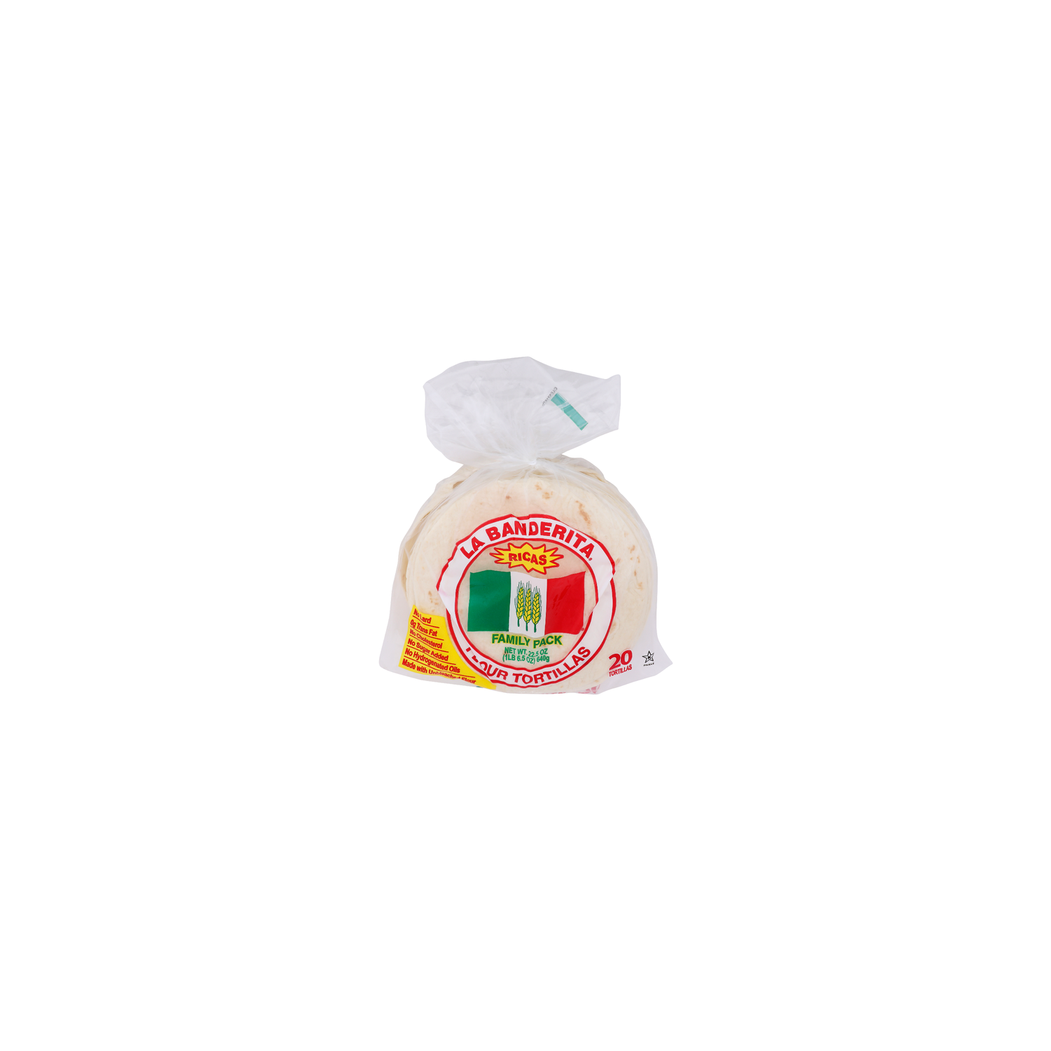 La Banderita Family Pack Flour Tortillas - 1.125 Ounce - 20 Count Image 1 of 4