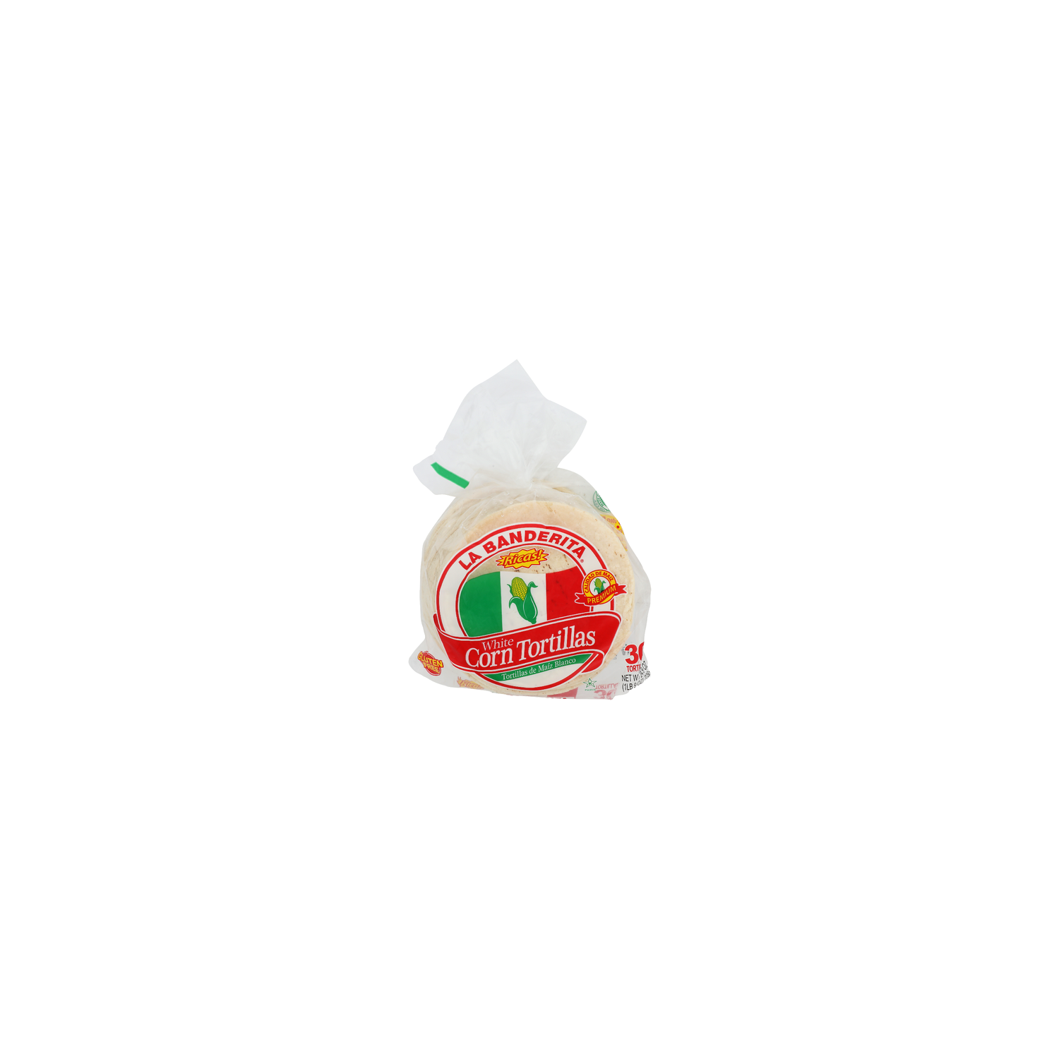 La Banderita Premium White Corn Tortillas - 0.83 Ounce - 30 Count Image 1 of 4