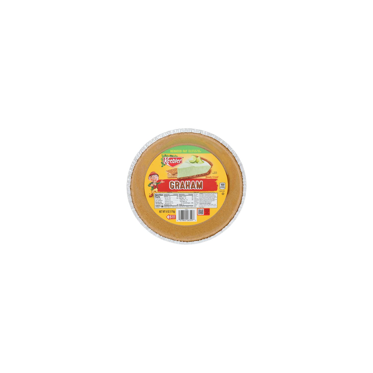 Keebler Ready Crust Graham Reduced Fat - 6 Ounce - Brookshire's
