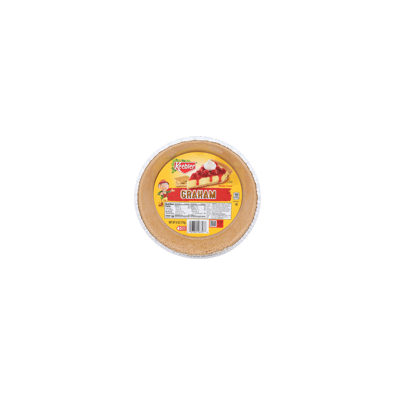 Keebler Ready Crust Graham - 6 Ounce Image 1 of 4