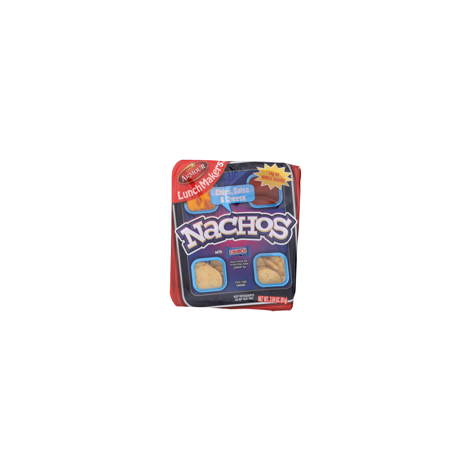 Armour Lunchmakers Chips, Salsa & Cheese Armourmeats Nachos - 2.84 Ounce Image 1 of 4