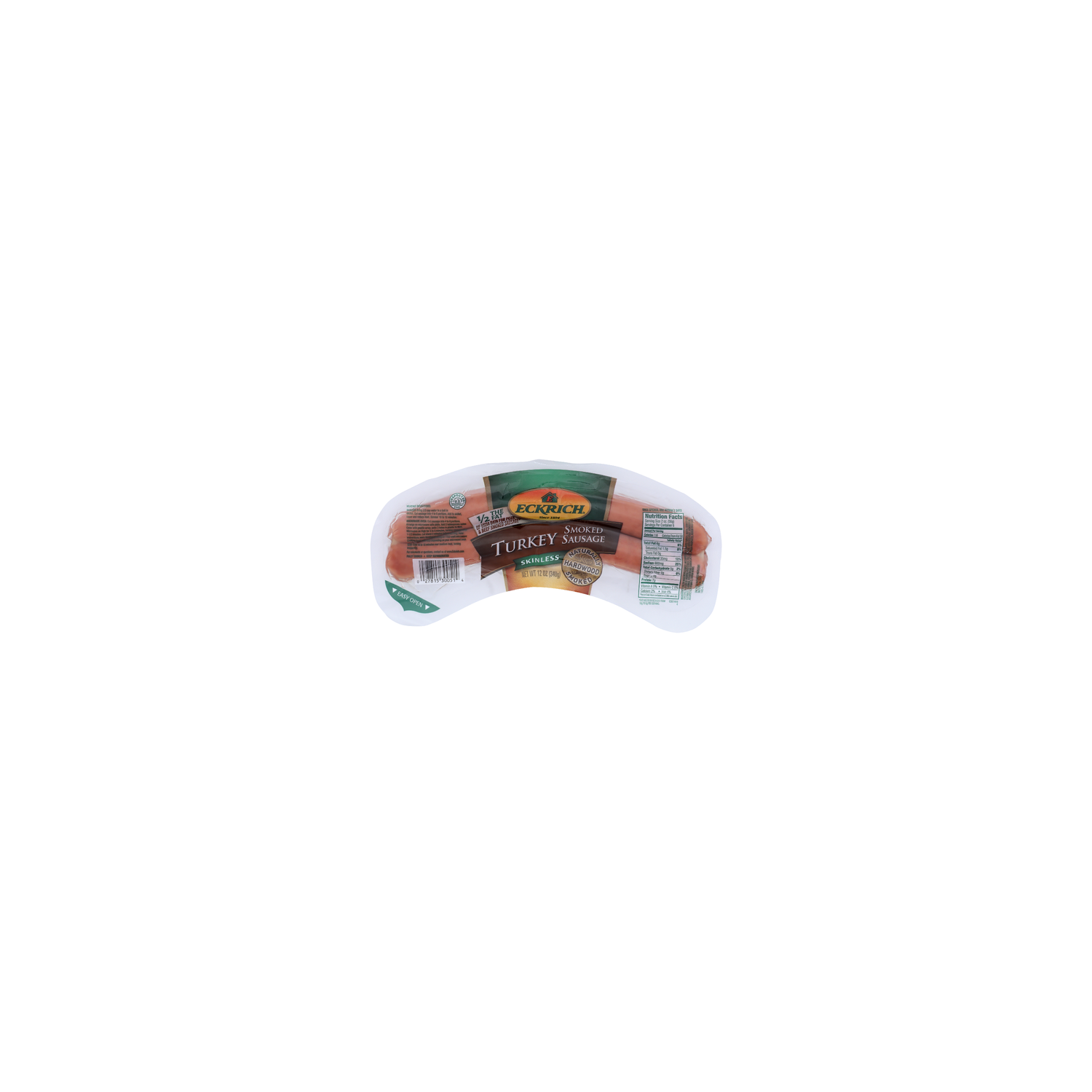 Eckrich Skinless Turkey Smoked Sausage - 12 Ounce Image 1 of 4