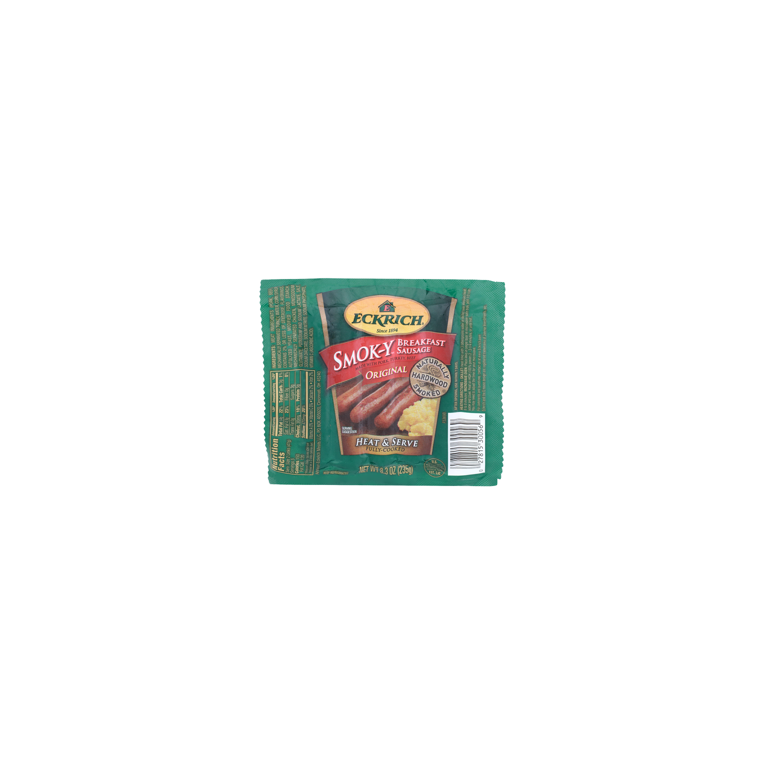 Eckrich Original Smok-Y Breakfast Sausage - 8.3 Ounce Image 1 of 4