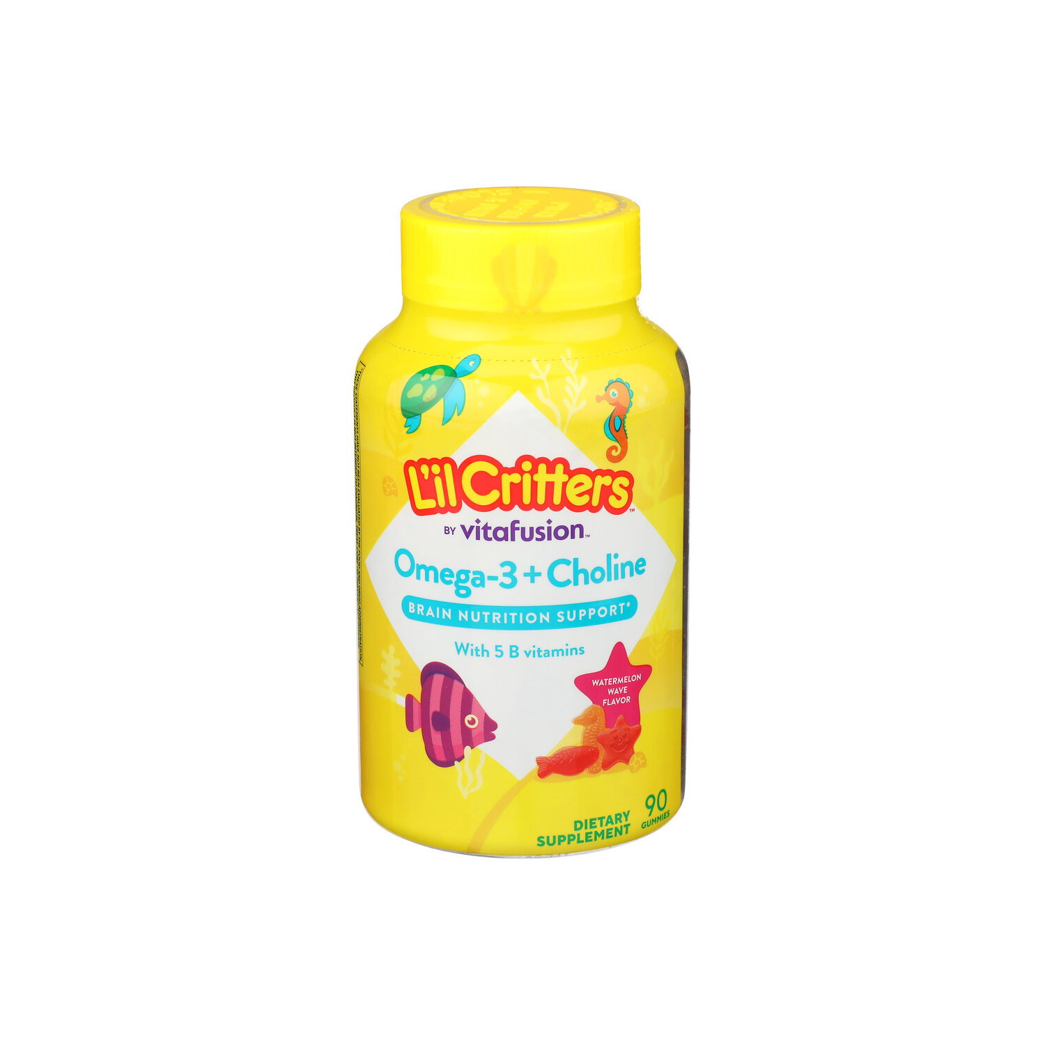 L'IL Critters Gummies Kids Omega 3 + Choline - 90 Count Image 1 of 2