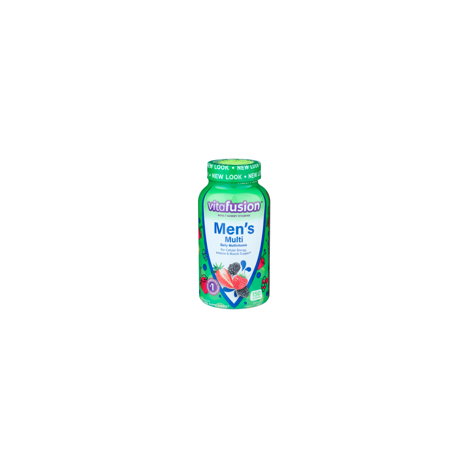 Vitafusion Natural Berry Flavors Men's Multi Adult Gummy Vitamins - 150 Count Image 1 of 2