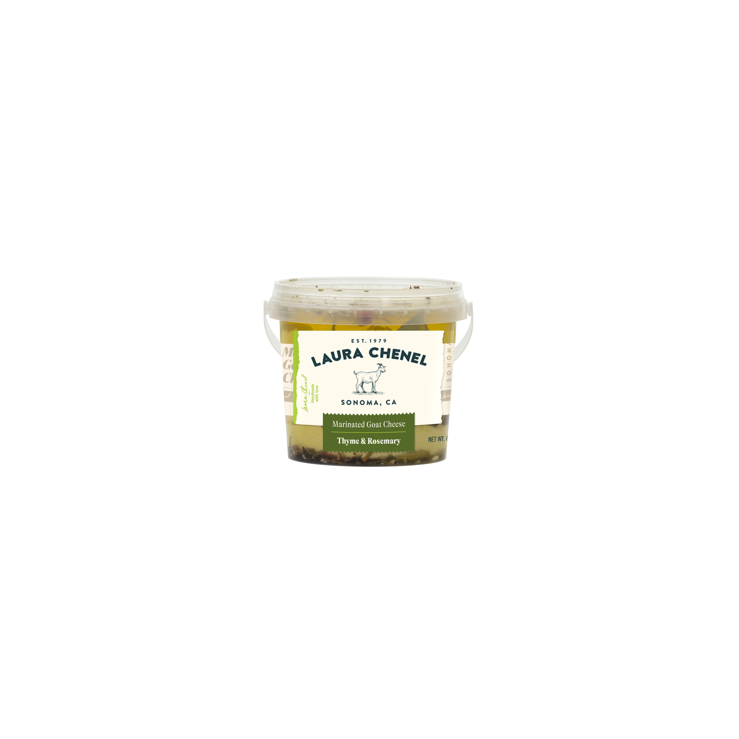 Laura Chenel Thyme & Rosemary Marinated Goat Cheese - 6.2 Ounce Image 1 of 4