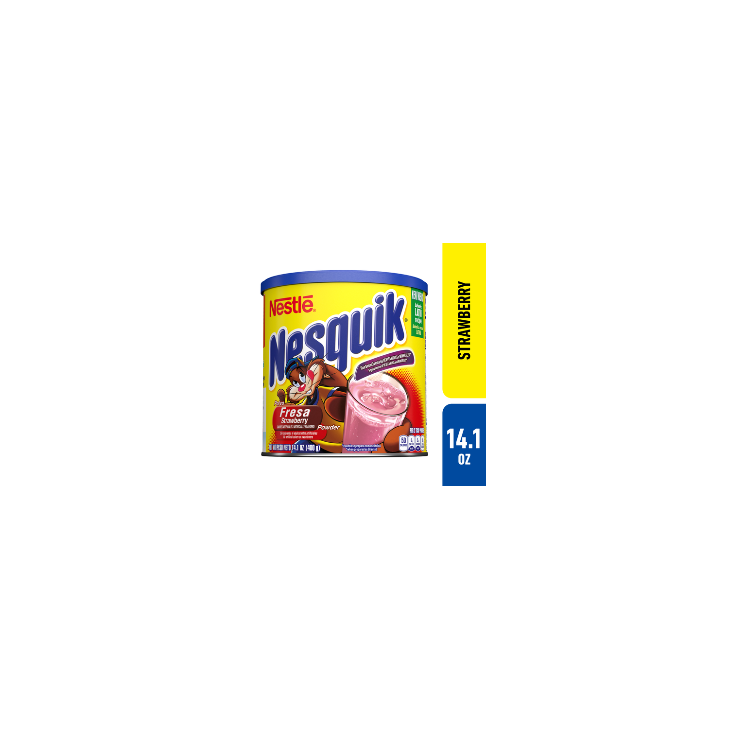 Nesquik Strawberry Canister - 14.1 Ounce Image 1 of 4
