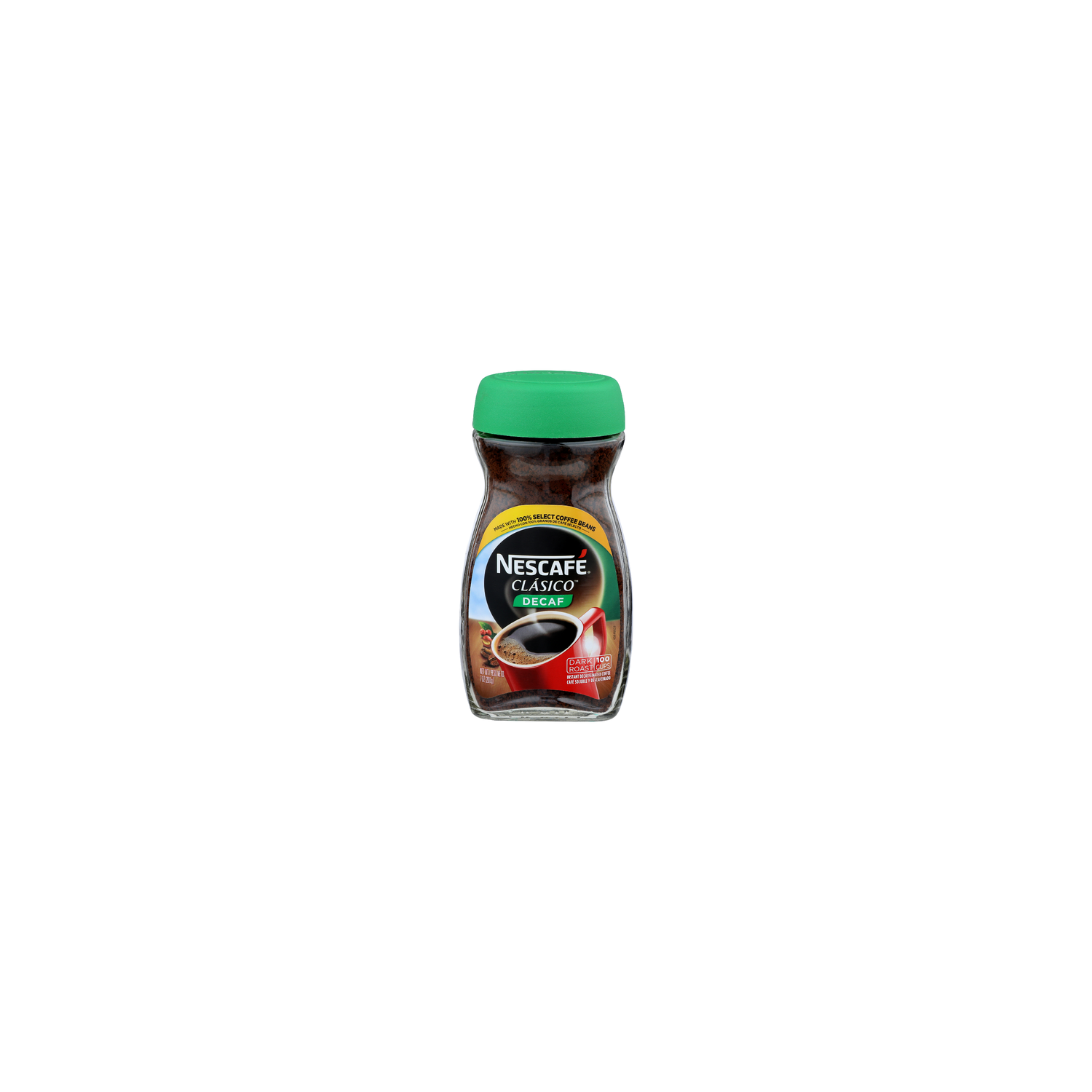 Nescafe Clasico Decaf Dark Roast Instant Decaffeinated Coffee - 0.07 Ounce - 100 Count Image 1 of 2