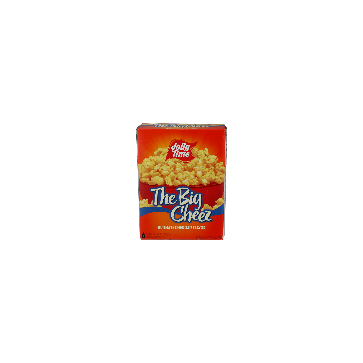Jolly Time Cheddar Cheese Microwave Popcorn - 3 Ounce - 6 Count Image 1 of 4