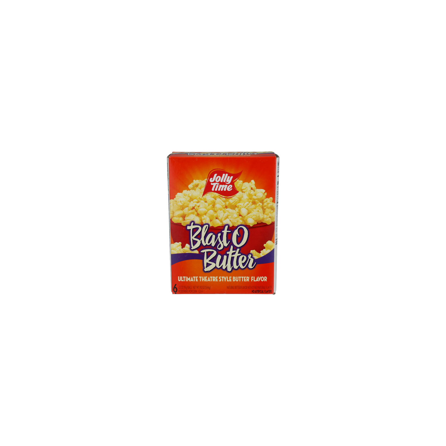 Jolly Time Ultimate Theatre Style Butter Microwave Popcorn - 3.2 Ounce - 6 Count Image 1 of 4