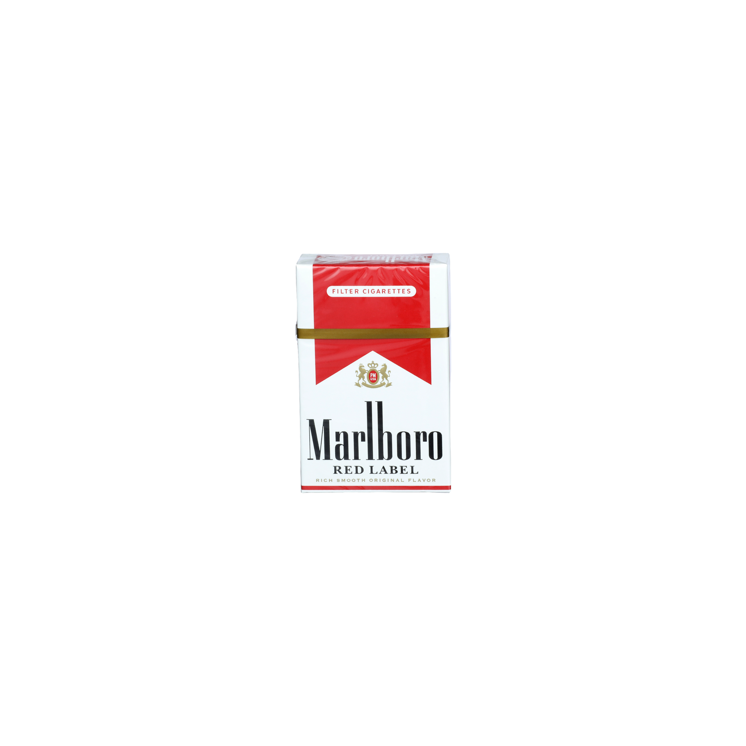 Marlboro Rich Smooth Original Red Label Filter Cigarettes - 20 Count