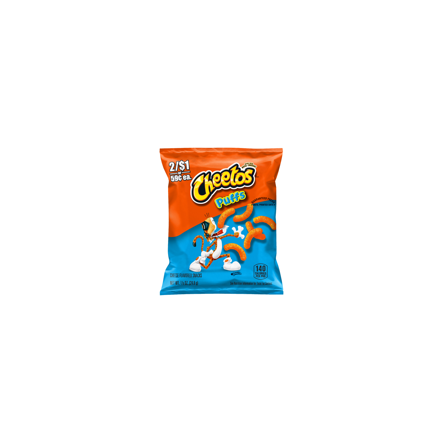 Cheetos Puffs Cheese Flavored Snacks - 0.88 Ounce Image 1 of 3