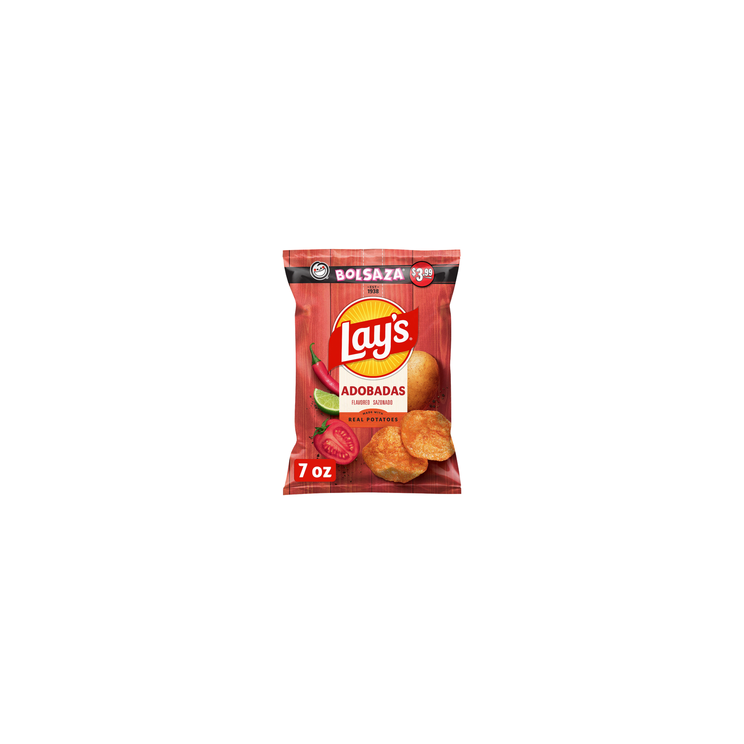 Lay's Potato Chips Adobadas Flavored - 7 Ounce Image 1 of 3
