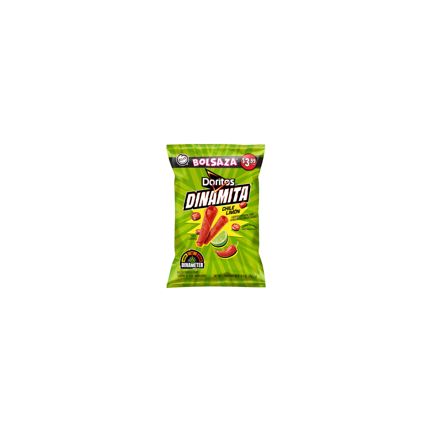 Doritos Dinamita Chile Limon Rolled Tortilla Chips - 9.25 Ounce Image 1 of 3