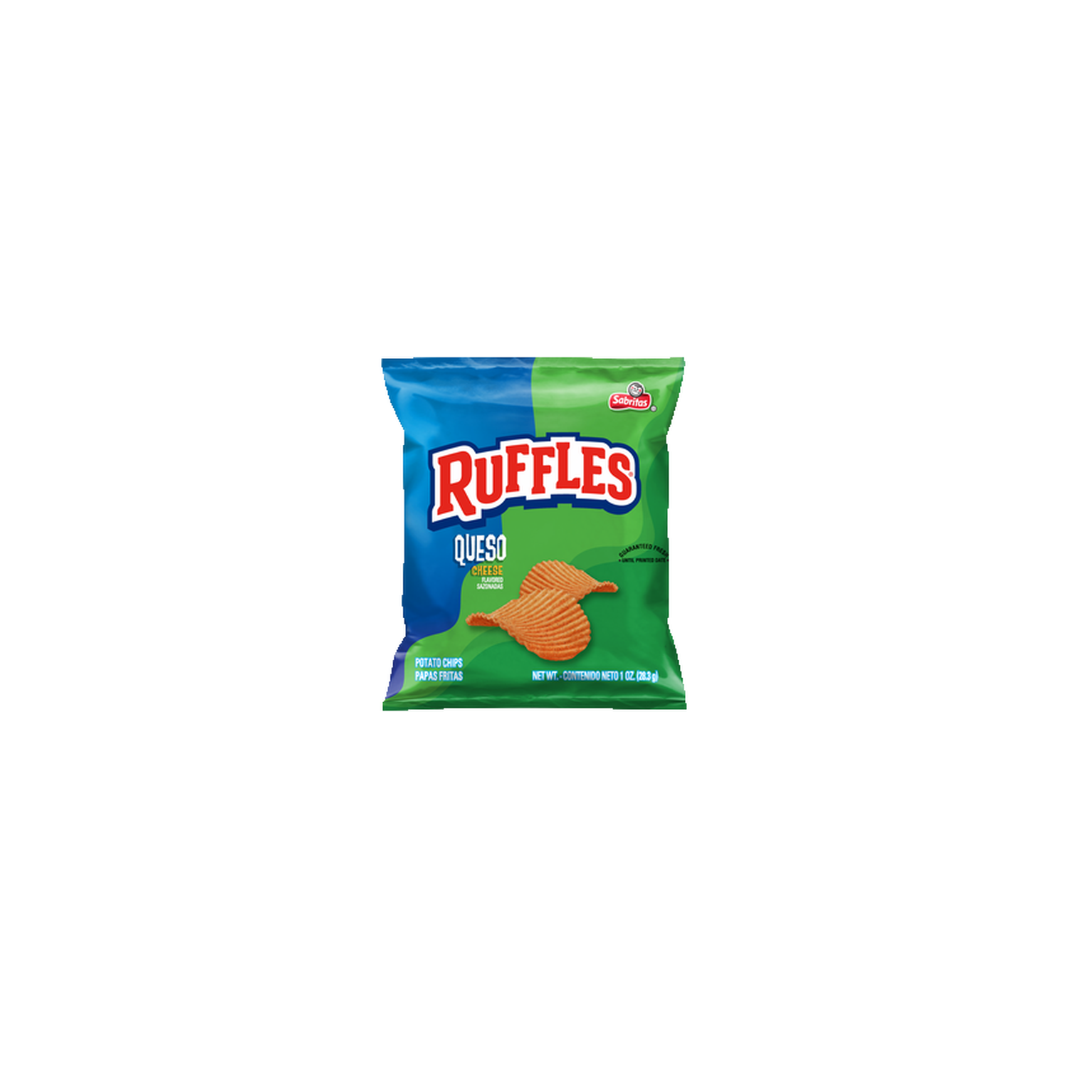 Ruffles Potato Chips Queso Cheese Flavored - 1 Ounce Image 1 of 3