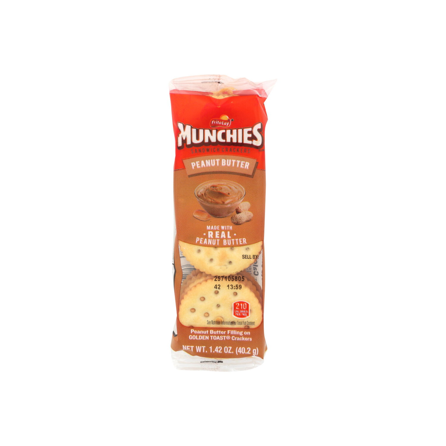 Munchies Sandwich Crackers Peanut Butter - 1.42 Ounce Image 1 of 2