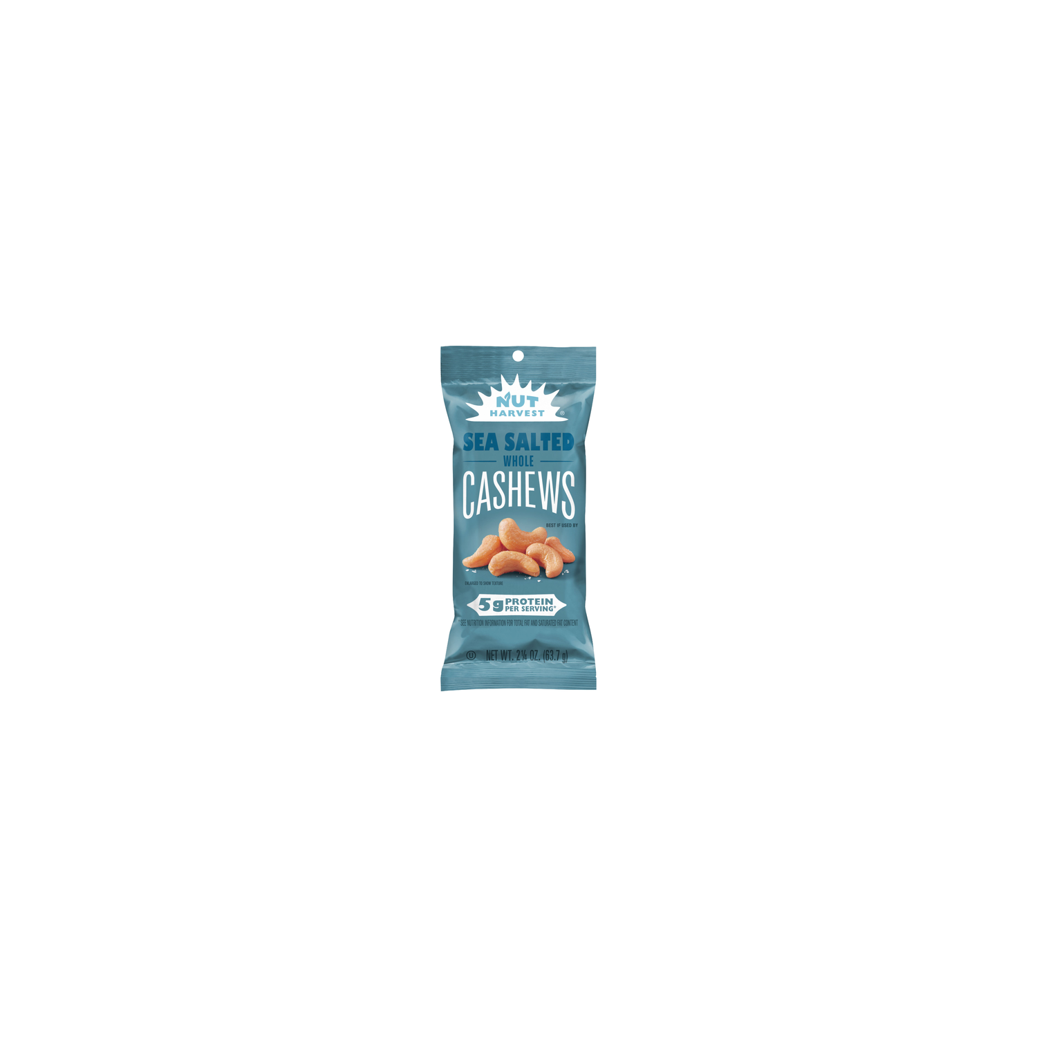 Nut Harvest Lightly Salted Whole Cashews - 2.25 Ounce Image 1 of 3